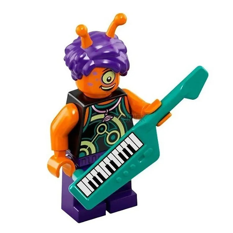 LEGO Minifigure Alien Keytarist - VIDIYO Bandmates Series 1 (9 of 12) | Collectible Toy for Kids & Adults | Perfect for LEGO Displays & Music-Themed Collections