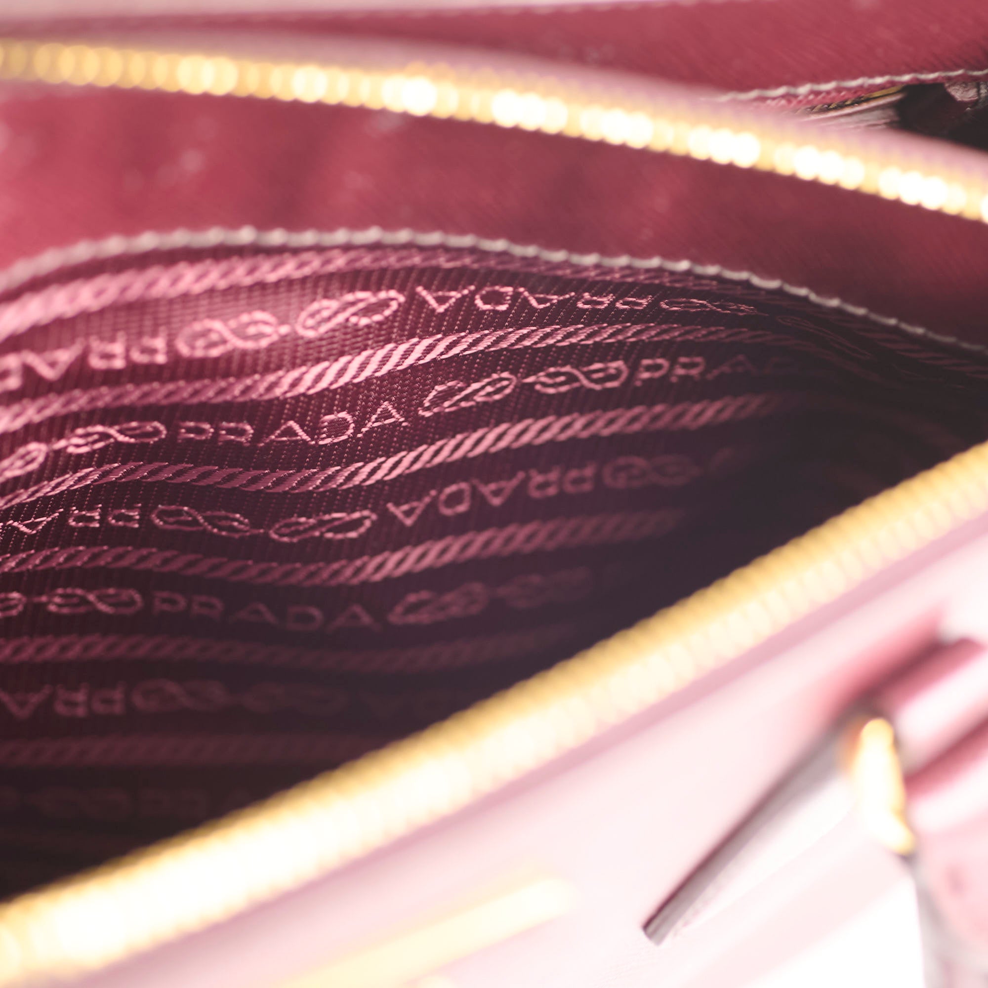 Prada Galleria Saffiano Leather Tote Bag for Women - Burgundy Luxury Handbag - Perfect for Work, Travel & Everyday Use