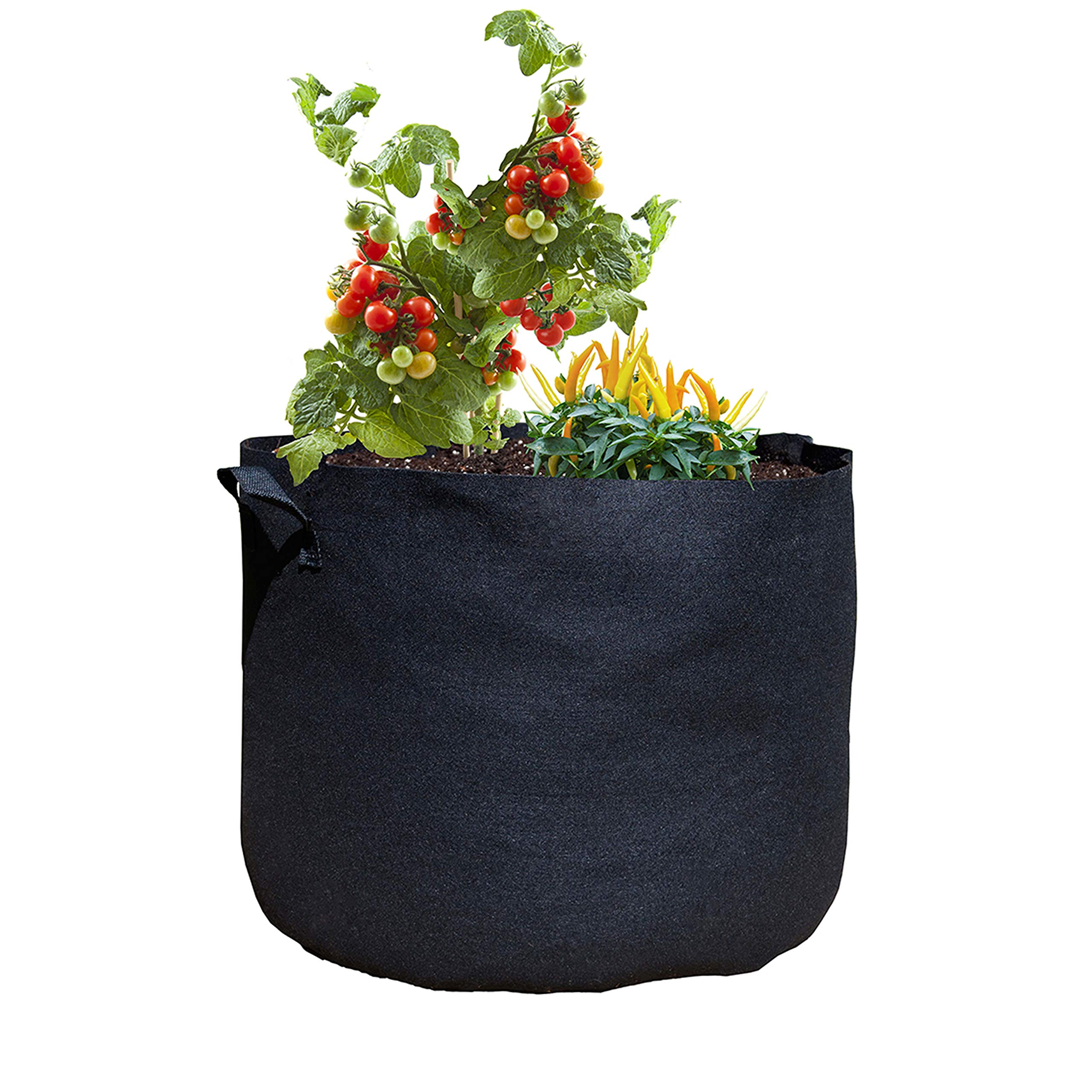 Viagrow 30 Gallon Fabric Pots with Handles (3-Pack) - Breathable Plant Containers for Indoor/Outdoor Gardening, Vegetables, Flowers & Herbs