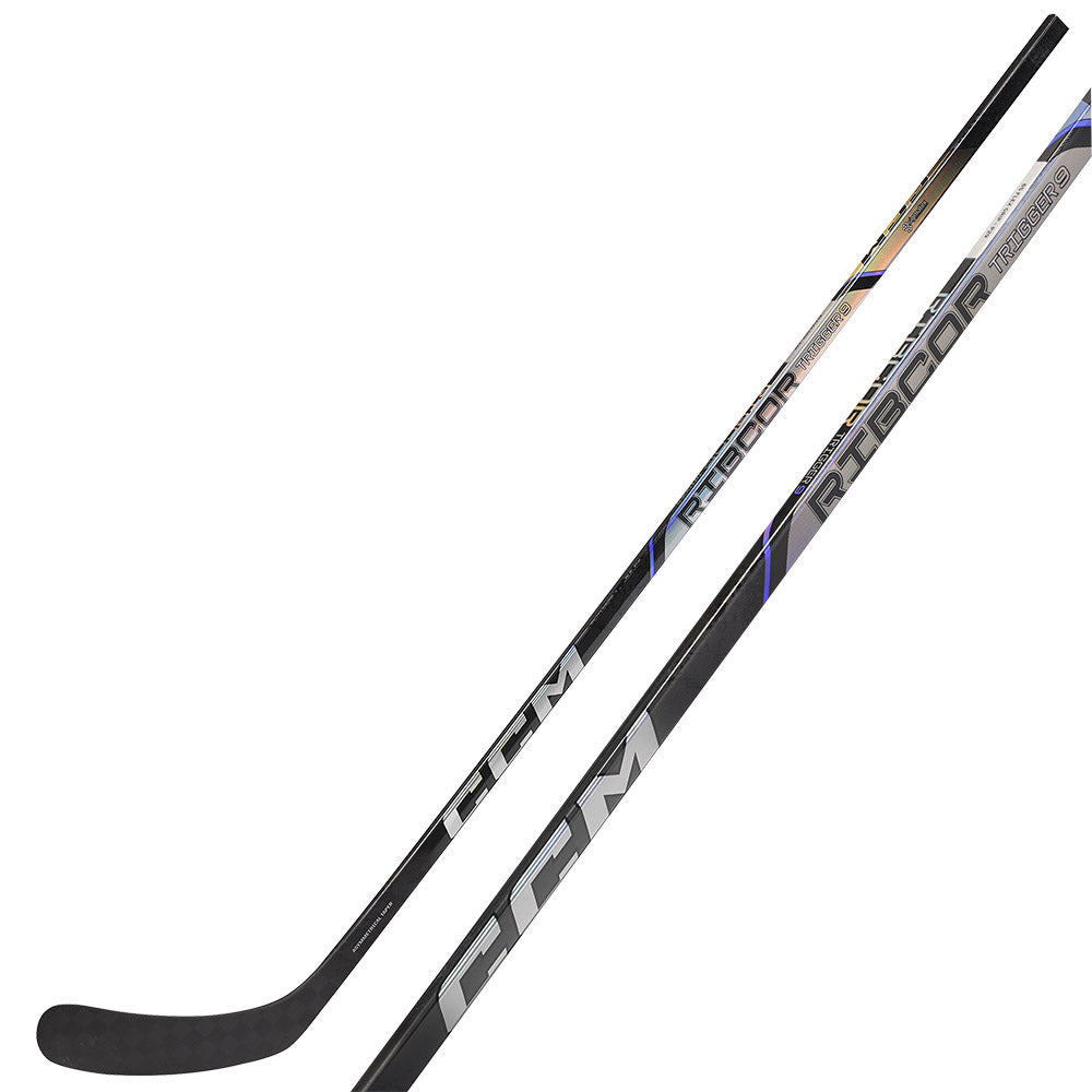 CCM Ribcor Trigger 9 Intermediate Ice Hockey Stick - Lightweight Composite Hockey Stick for Youth & Adult Players - Perfect for Ice Hockey Training & Competitive Games