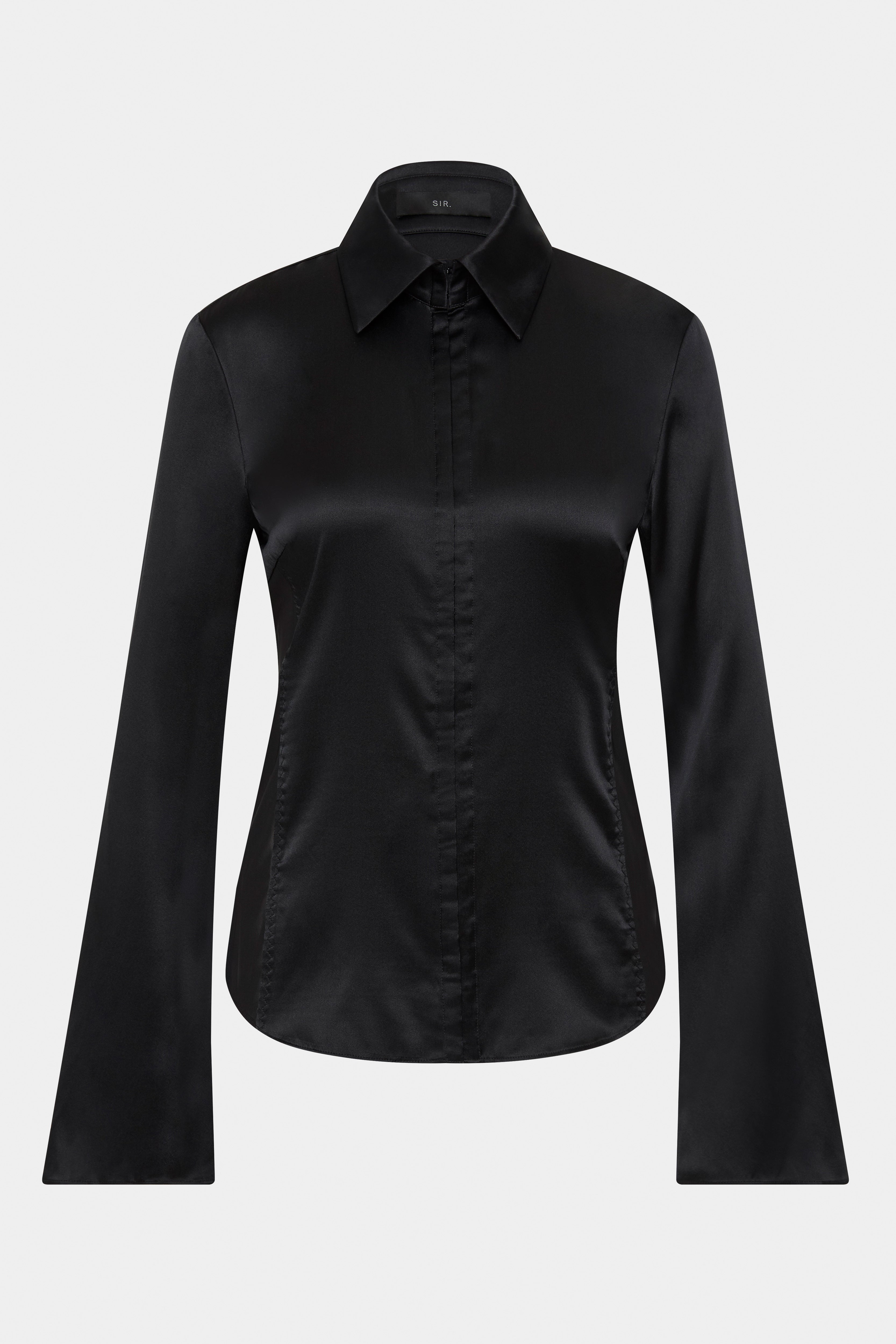 Sonora Evening Shirt for Women - Elegant Flowy Blouse for Night Out, Dinner Date & Special Occasions | Comfortable & Stylish Party Top