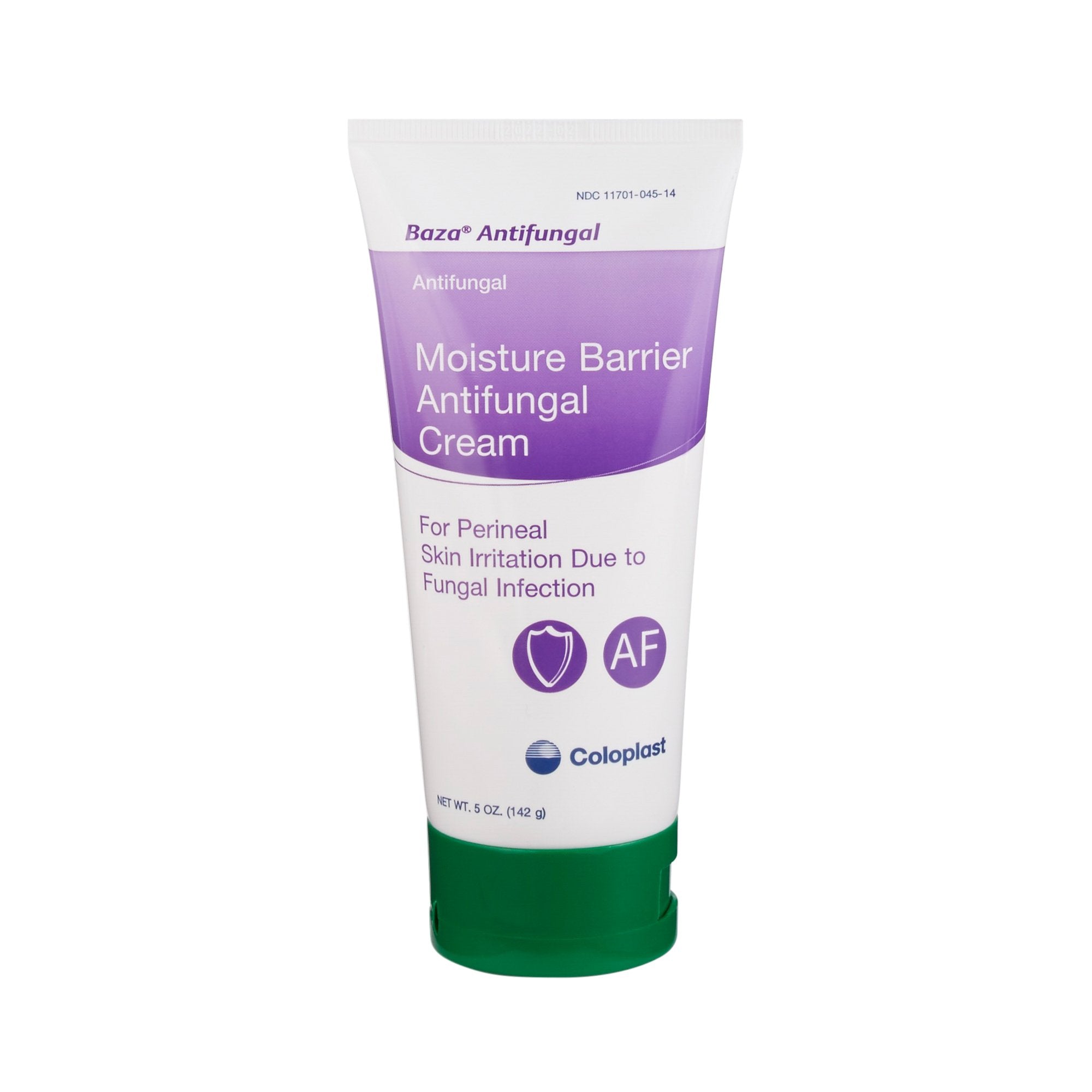 Baza Antifungal Moisture Barrier Cream for Athlete's Foot & Jock Itch - 5 oz (2 Pack) - Medicated Foot & Groin Cream for Itch Relief & Skin Protection - Ideal for Gym, Sports & Daily Use