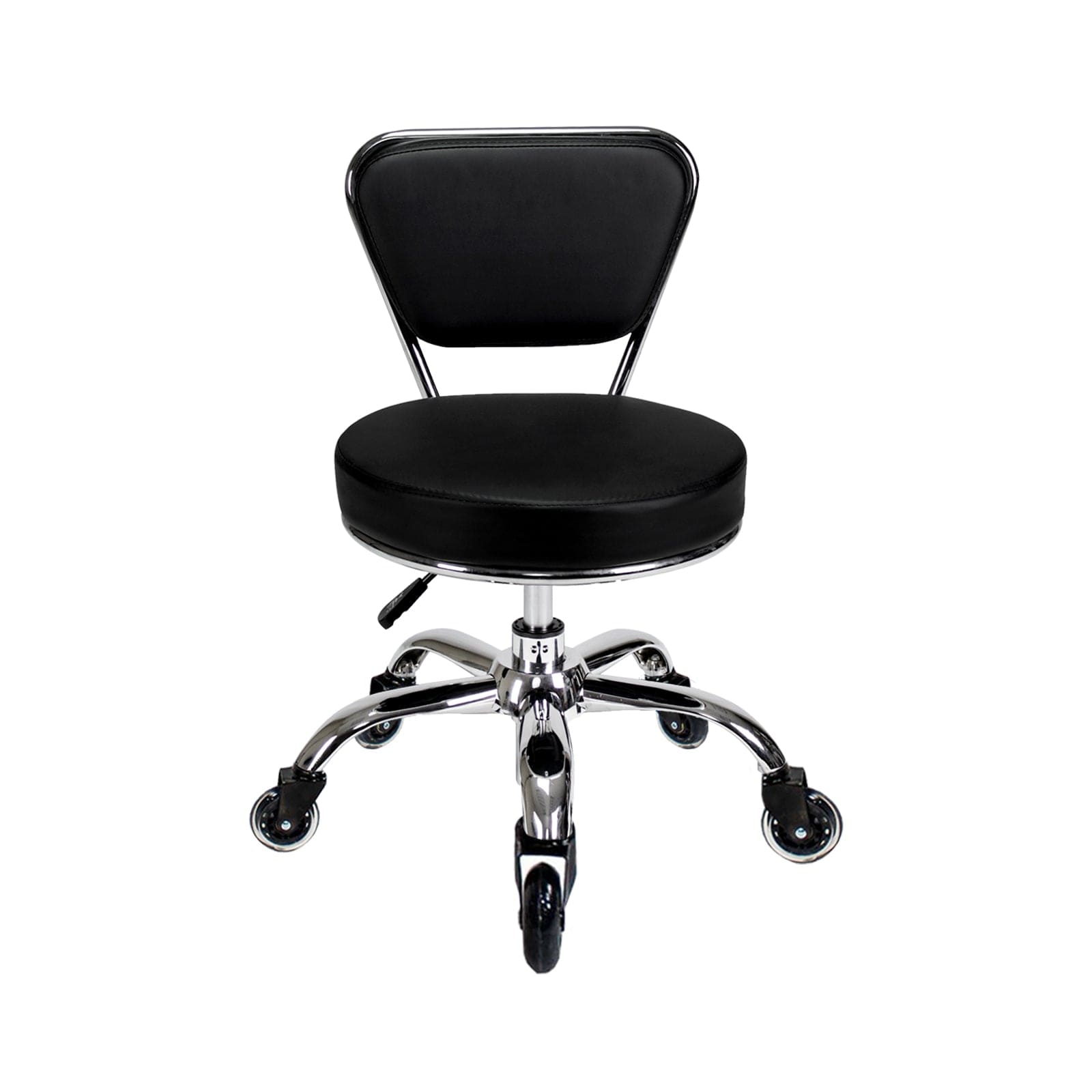 Premium Dayton Salon Pedicure Technician Stool - Adjustable Hydraulic Swivel Stool for Spa & Nail Technicians - Ergonomic Beauty Salon Chair for Manicures, Pedicures & Massage Therapy