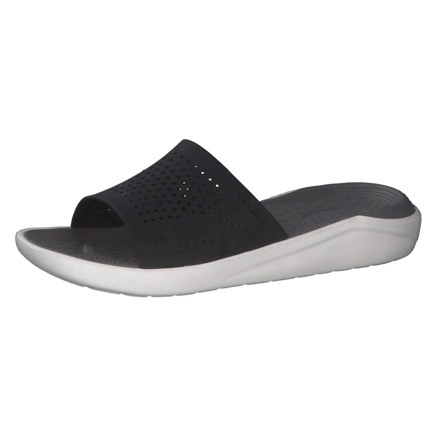 Crocs LiteRide Slide Sandals for Men & Women - Comfortable Lightweight Slip-On Shoes for Beach, Pool, and Indoor Wear