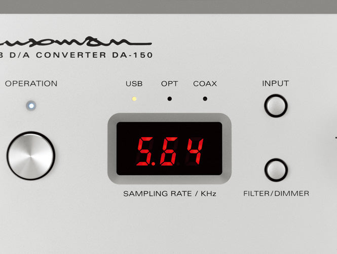 Luxman DA-150 High-End Digital to Analog Audio Converter (DAC) - Premium Sound for Home Theater & Audiophile Music Systems