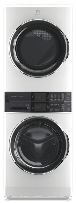 Electrolux ELTE760CAW 5.2 Cu. Ft. Front Load Washer & 8 Cu. Ft. Electric Dryer Laundry Tower in White - Perfect for Small Spaces & Energy-Efficient Home Laundry