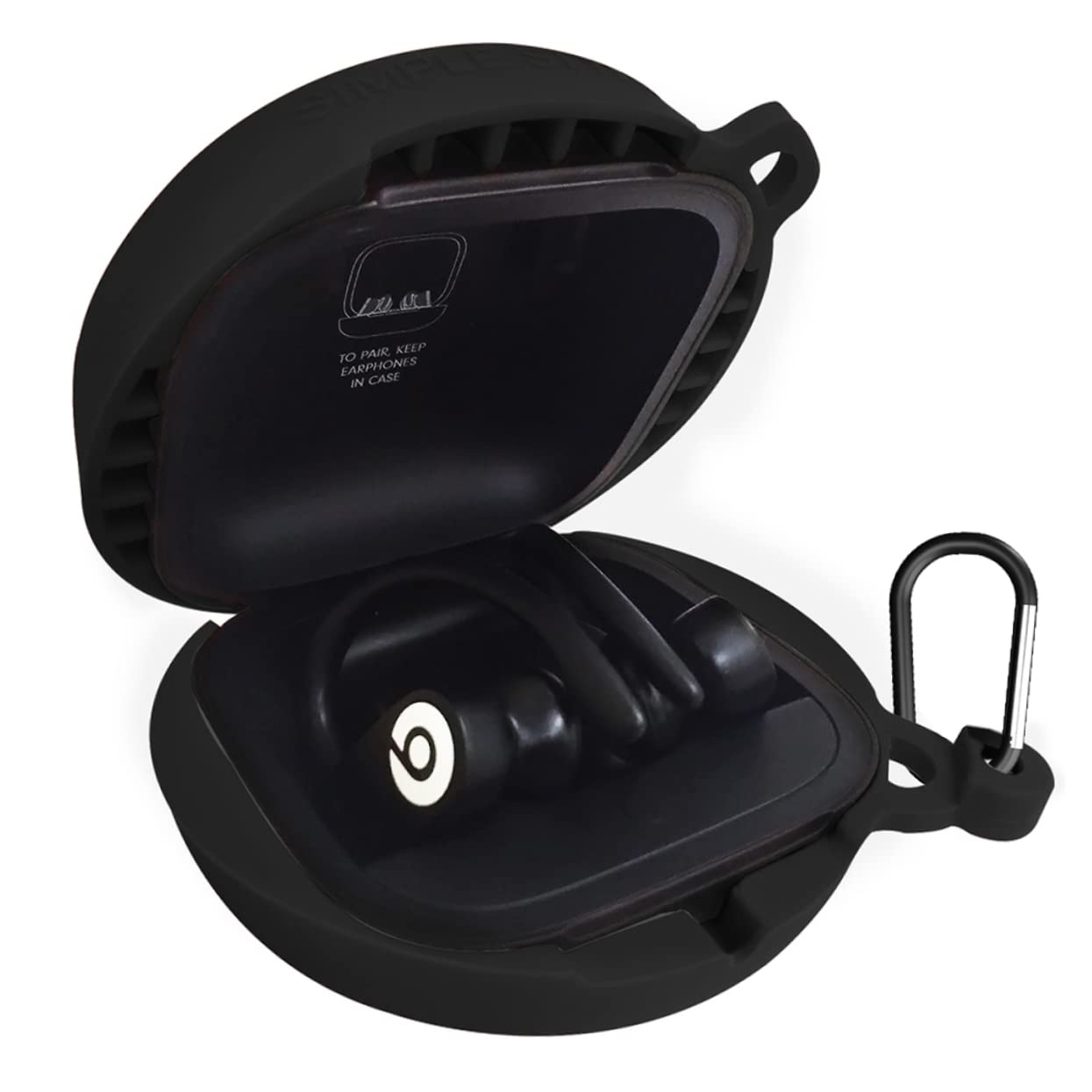 Artibetter 2 Pack Wireless Earbuds Charging Case with Built-in Earphone Stand | Portable Charger Box for AirPods Pro | Perfect for Travel, Gym & Office Use