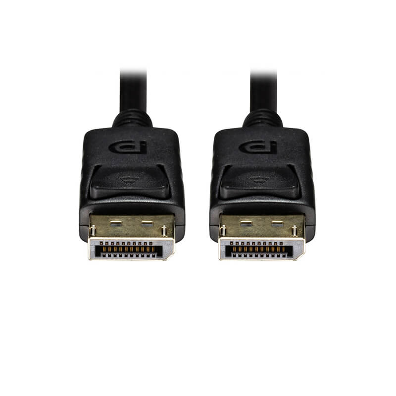 Premium Dynamix DisplayPort 1.2 Cable 6.6ft (1M) with Gold-Plated Connectors - 4K@60Hz, HDR, 3D Support for Gaming, Home Theater & Office Monitors