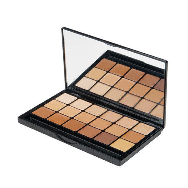 Graftobian HD Glamour Creme Super Palette - Professional Makeup Palette for High Definition Coverage - Perfect for Photoshoots, Bridal Makeup & Special Events