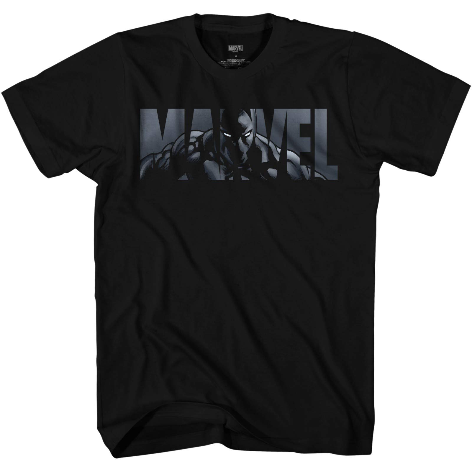Marvel Black Panther Logo T-Shirt for Men & Women - Superhero Graphic Tee for Casual Wear, Cosplay & Marvel Fans