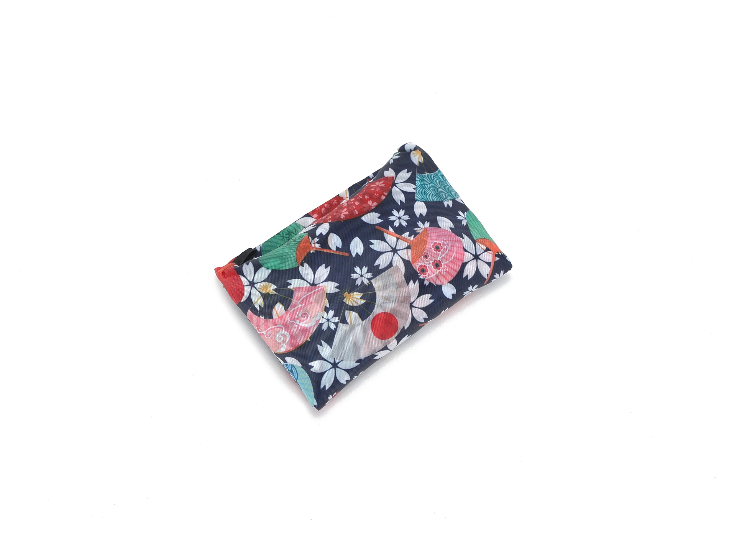 Foldable Jackie Bag Japanese Fan Blue - Stylish Crossbody Purse for Women, Trendy Shoulder Handbag for Daily Use, Work, Travel & Shopping