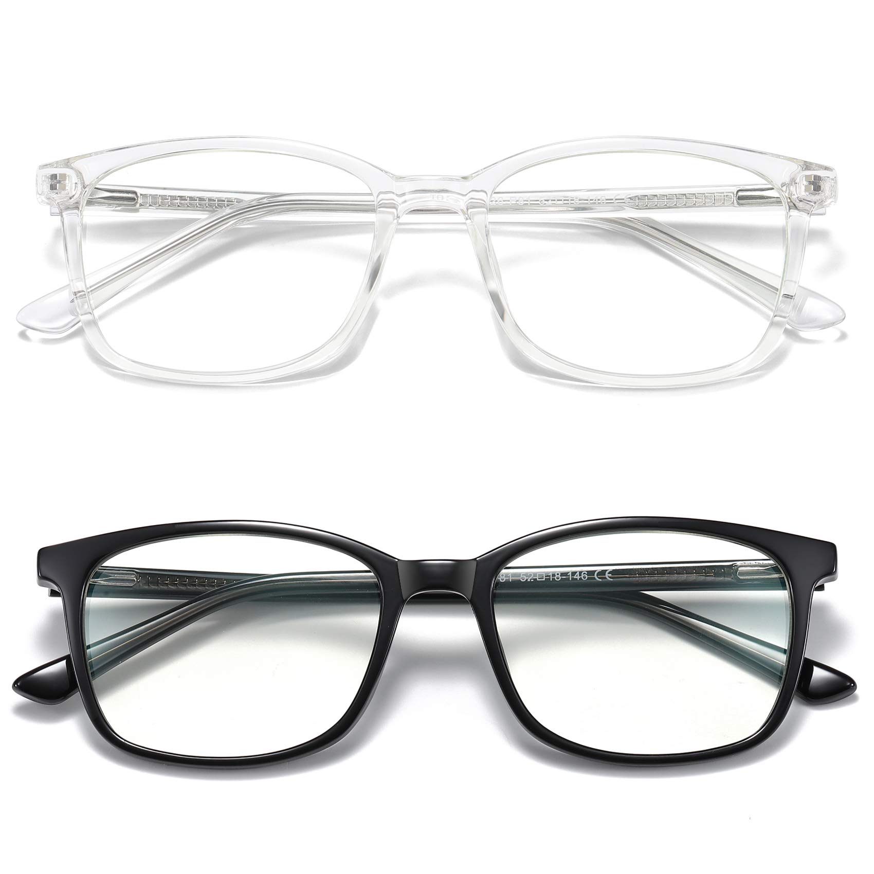 Blue Light Blocking Glasses for Women & Men - Computer & Gaming Use
