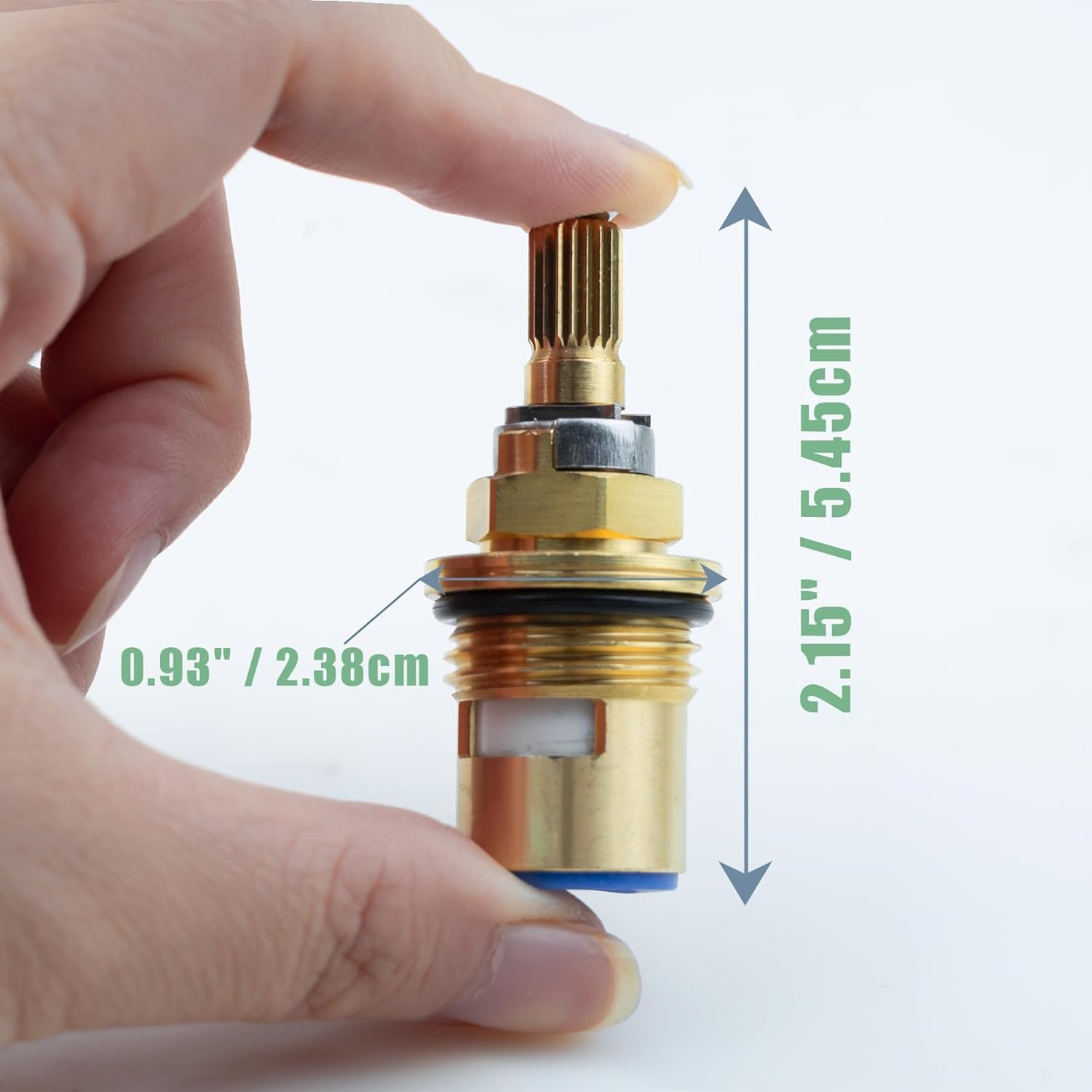 Kohler K-GP77005-RP & K-GP77006-RP Ceramic Valve Set - Rough Plate Finish - Compatible with Kohler Faucets - Perfect for Bathroom & Kitchen Sink Repairs