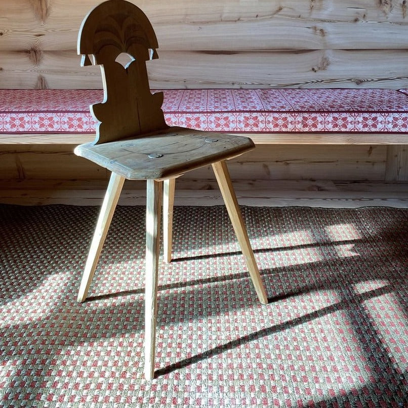 Staple Rug - Red, Purple & Tan Handwoven Area Rug - Perfect for Living Room, Bedroom & Office Decor