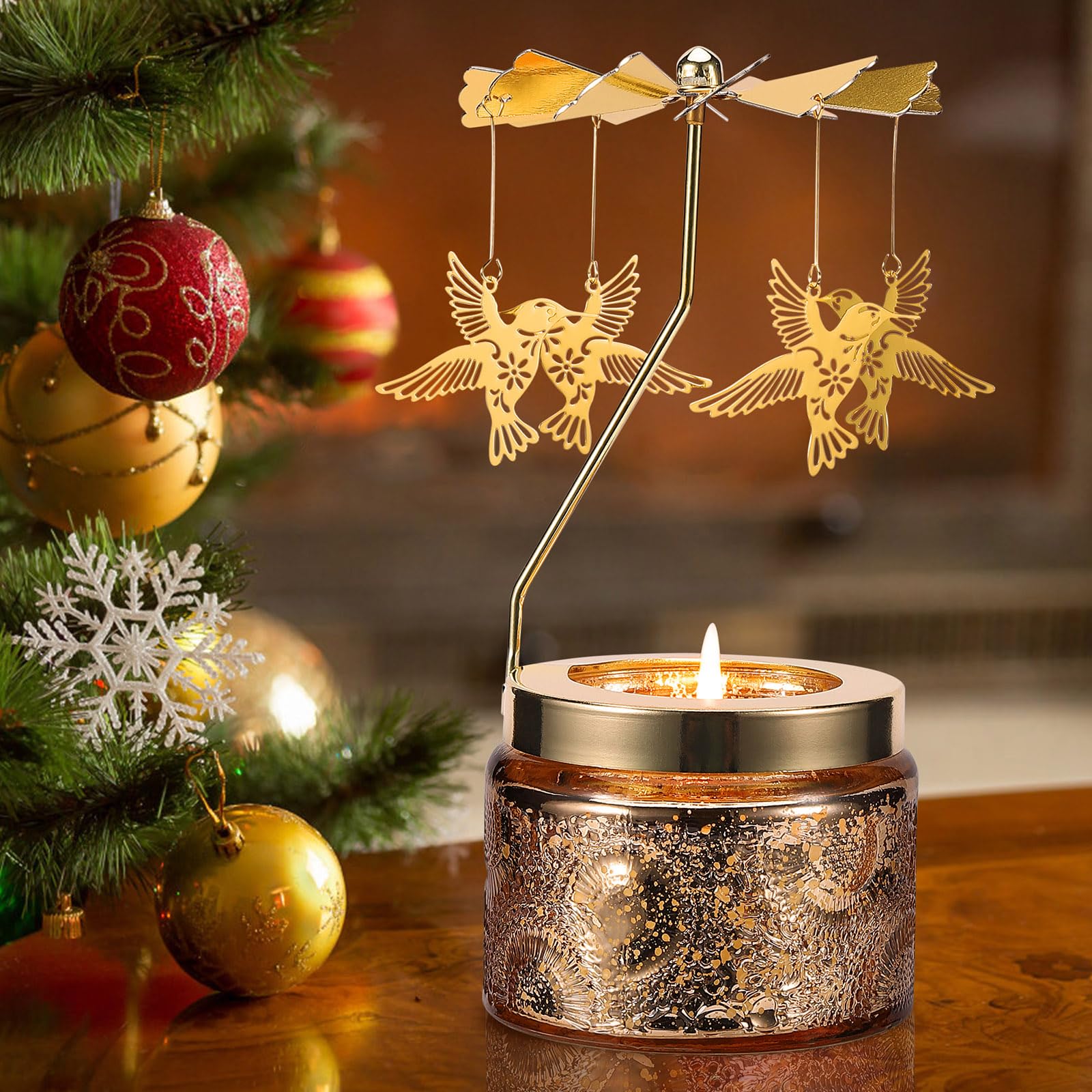 Hummingbird Scented Candles for Women - Rotatable Aromatherapy Candles Gift Set for Mom, Sister, Daughter, Wife - Unique Birthday, Mother's Day, Christmas, Anniversary & Easter Presents - Perfect for Home Decor, Relaxation & Romantic Ambiance