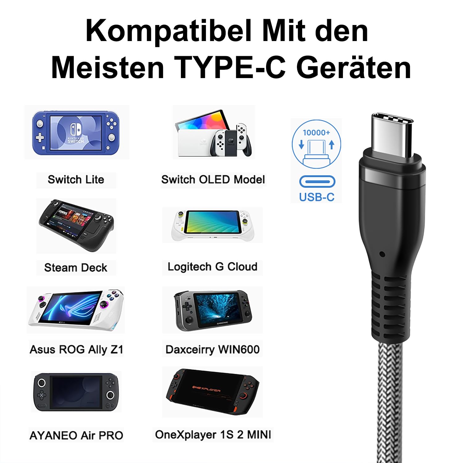 39W USB C Fast Charger for Nintendo Switch/Switch Lite/Switch OLED - 15V 2.6A Power Adapter Compatible with Switch Dock & Pro Controller - Perfect for Gaming Sessions & TV Mode Charging
