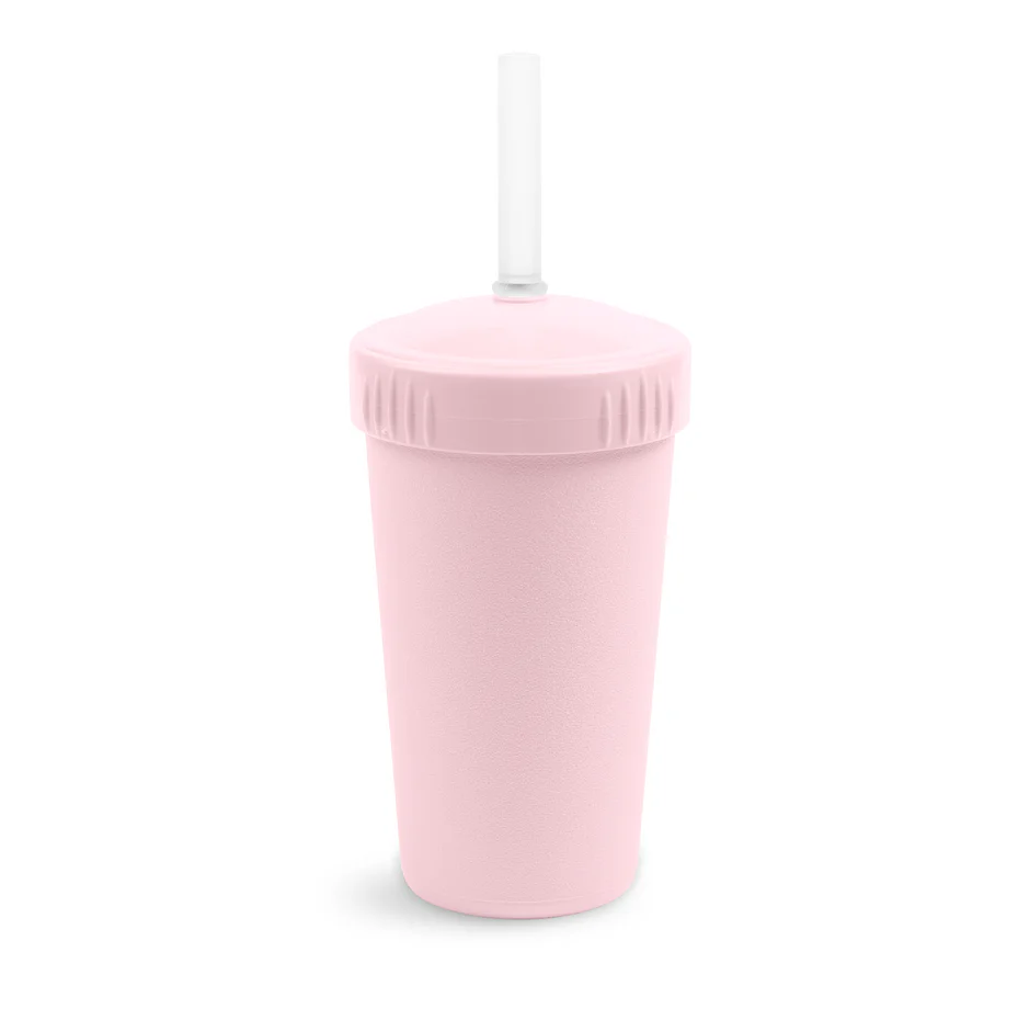 RePlay Straw Cup with No Pull Out Silicone Straw - Leak Proof Sippy Cup for Toddlers - BPA Free Kids Drinking Cup for Home, Travel & Daycare