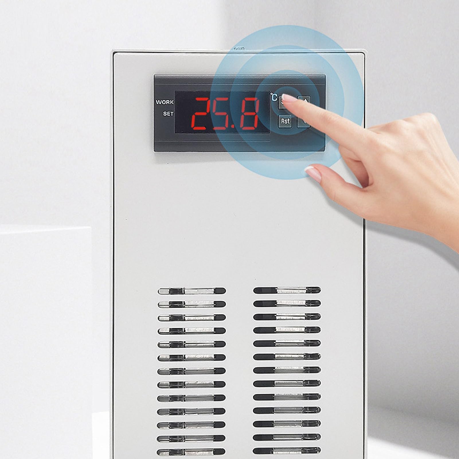 **Aquarium Water Chiller – Fast Cooling & Quiet Operation for 20L Fish Tanks – Maintains Optimal Temperature with Hose & Pump (US Plug) – Ideal for Home & Office Aquariums**