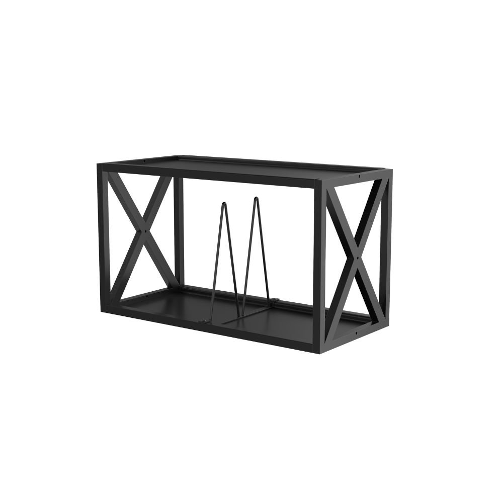 Premium Evolution Low Profile Wine Box - Elegant Wooden Wine Storage for Home, Office & Gifting | Perfect for Wine Collectors & Entertaining Guests