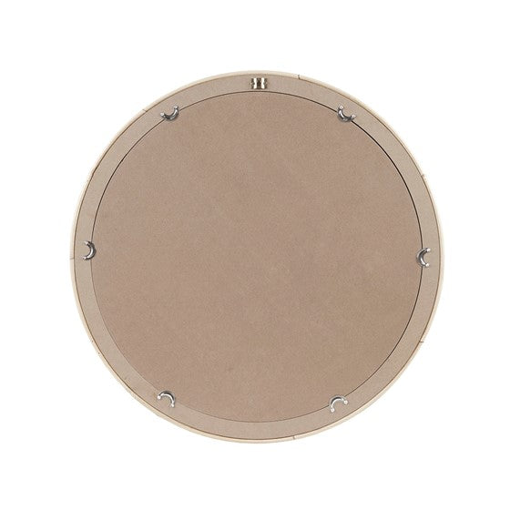 Luna Natural Rattan Round Wall Mirror - Boho Decor for Living Room, Bedroom, Bathroom - Handwoven Rattan Frame - 24 Inch Round Mirror for Home Decor & Wall Art