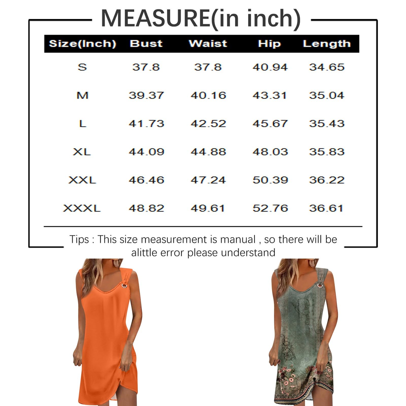 2024 Women's Summer Dresses - Casual Loose Sleeveless Floral Print Tank Sundress for Beach, Vacation & Outdoor Activities | Cute T-Shirt Dress for Women