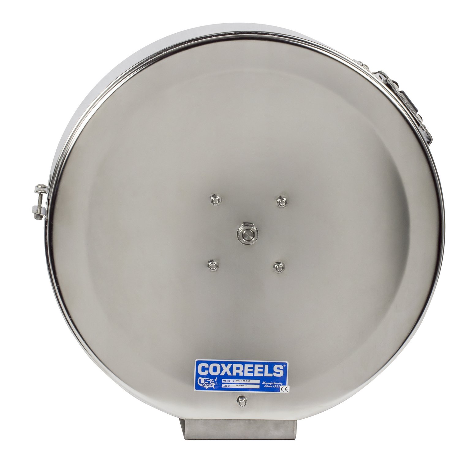 **Coxreels ENL-N-450-SS Stainless Steel Spring Rewind Enclosed Hose Reel – 1/2