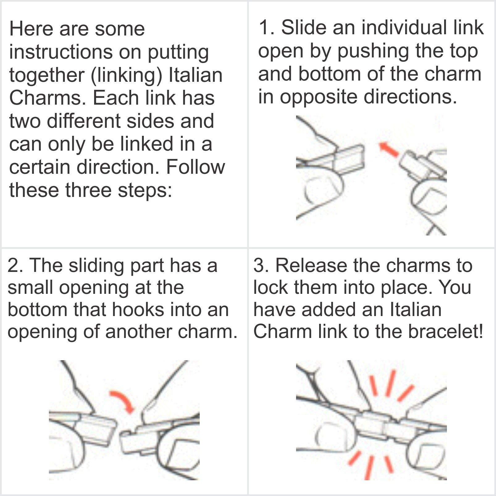 Pacemaker Implant Medical Alert Bracelet - Italian Charm Link Jewelry for Heart Patients - Perfect for Daily Wear & Emergency Identification