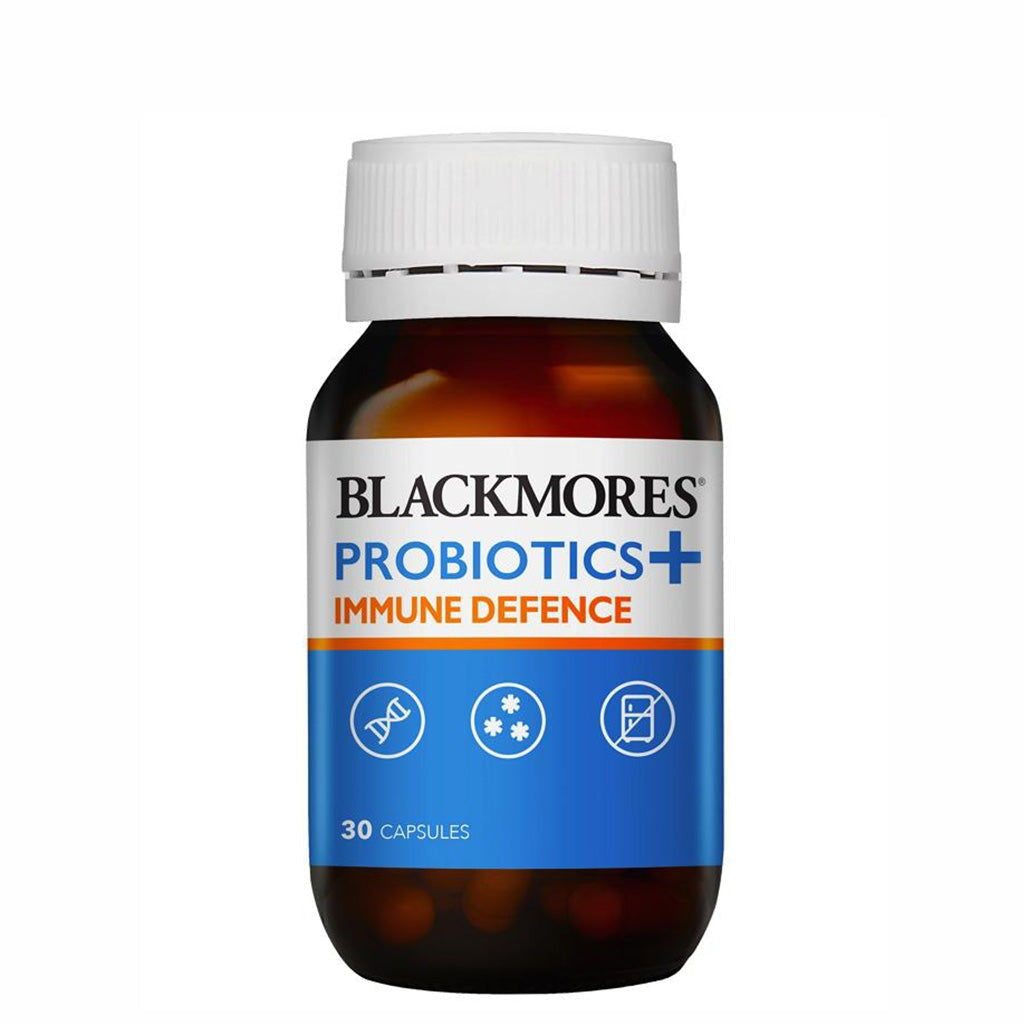Blackmores Probiotics + Immune Support Supplement - Boost Gut Health & Strengthen Immunity for Adults & Kids | Daily Digestive Wellness & Immune Defense