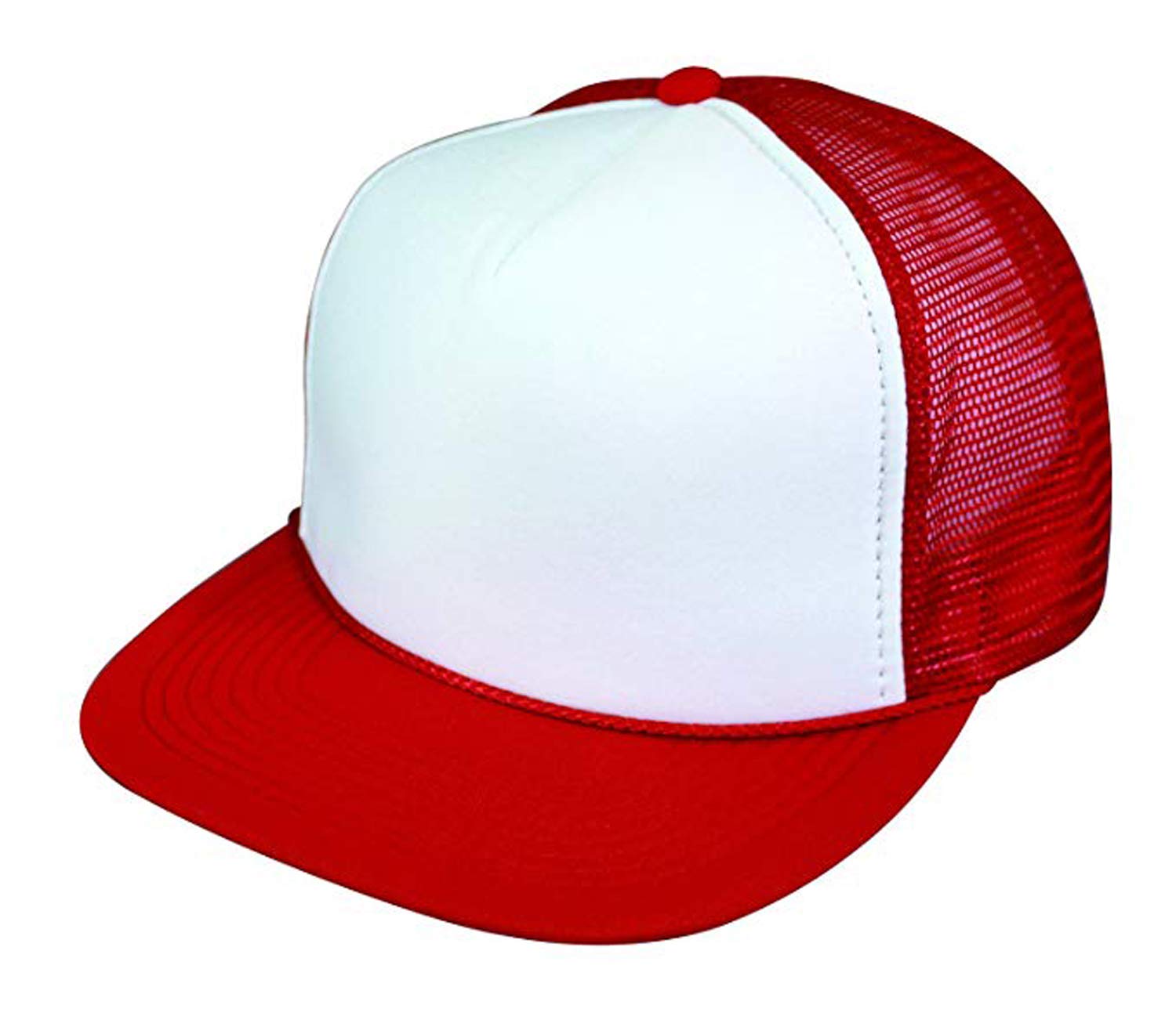2 Packs Blank Baseball Caps & Trucker Hats - Adjustable Mesh Back Summer Hats for Men & Women - Flat Bill & Chambray Style (2 for 1 Deal) - Perfect for Outdoor Sports, Hiking, Fishing & Casual Wear