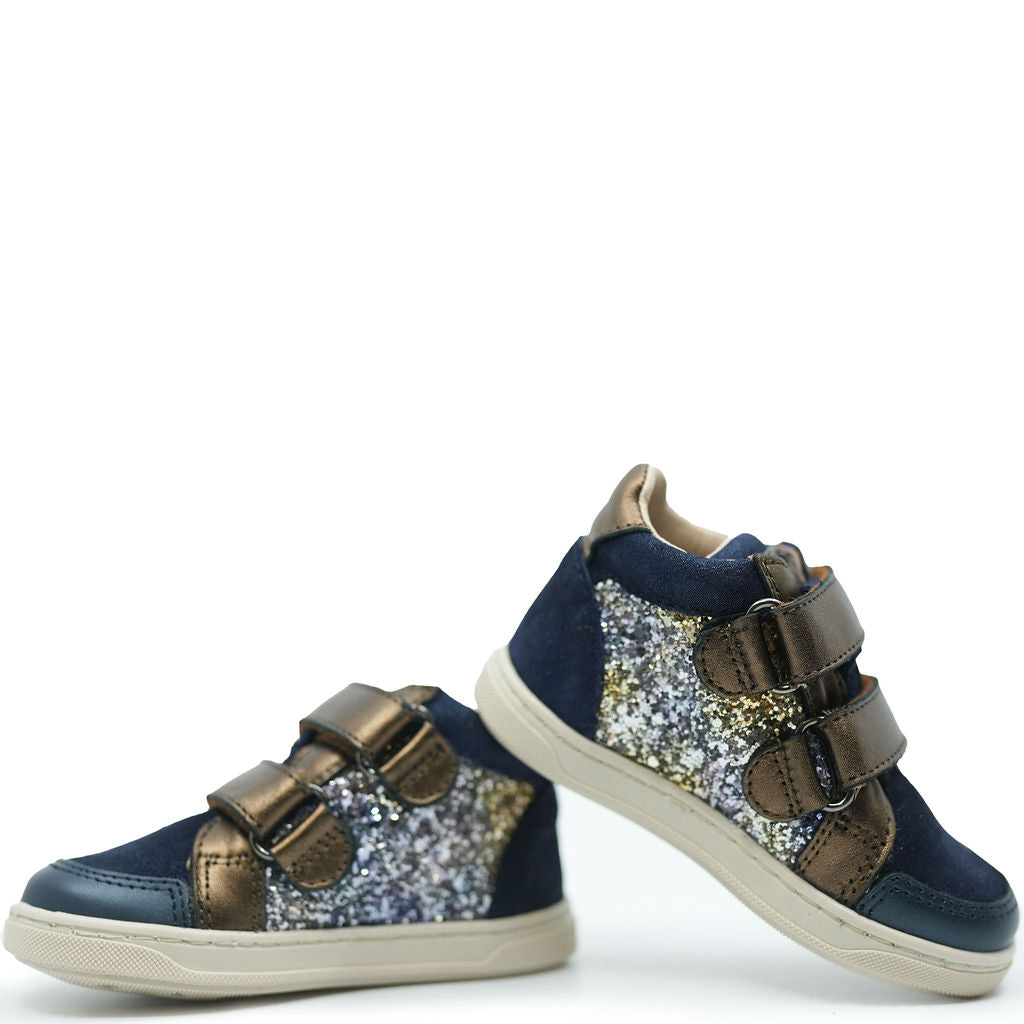 Acebos Marino Glitter Baby Sneakers - Sparkly First Walkers for Boys & Girls | Perfect for Birthday Gifts, Photo Shoots & Special Occasions