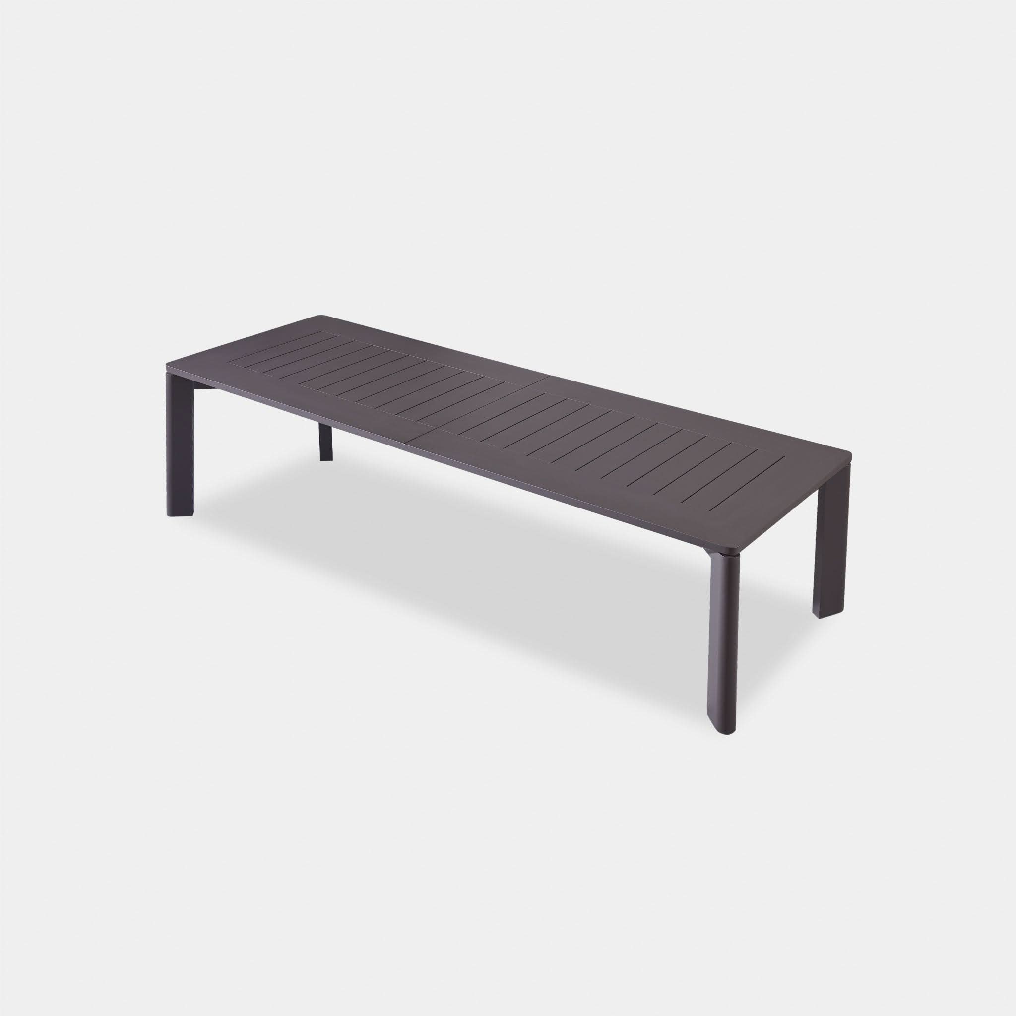 Byron Aluminum Extendable Dining Table - Modern & Durable for Indoor/Outdoor Use | Perfect for Patio, Garden, or Small Space Dining