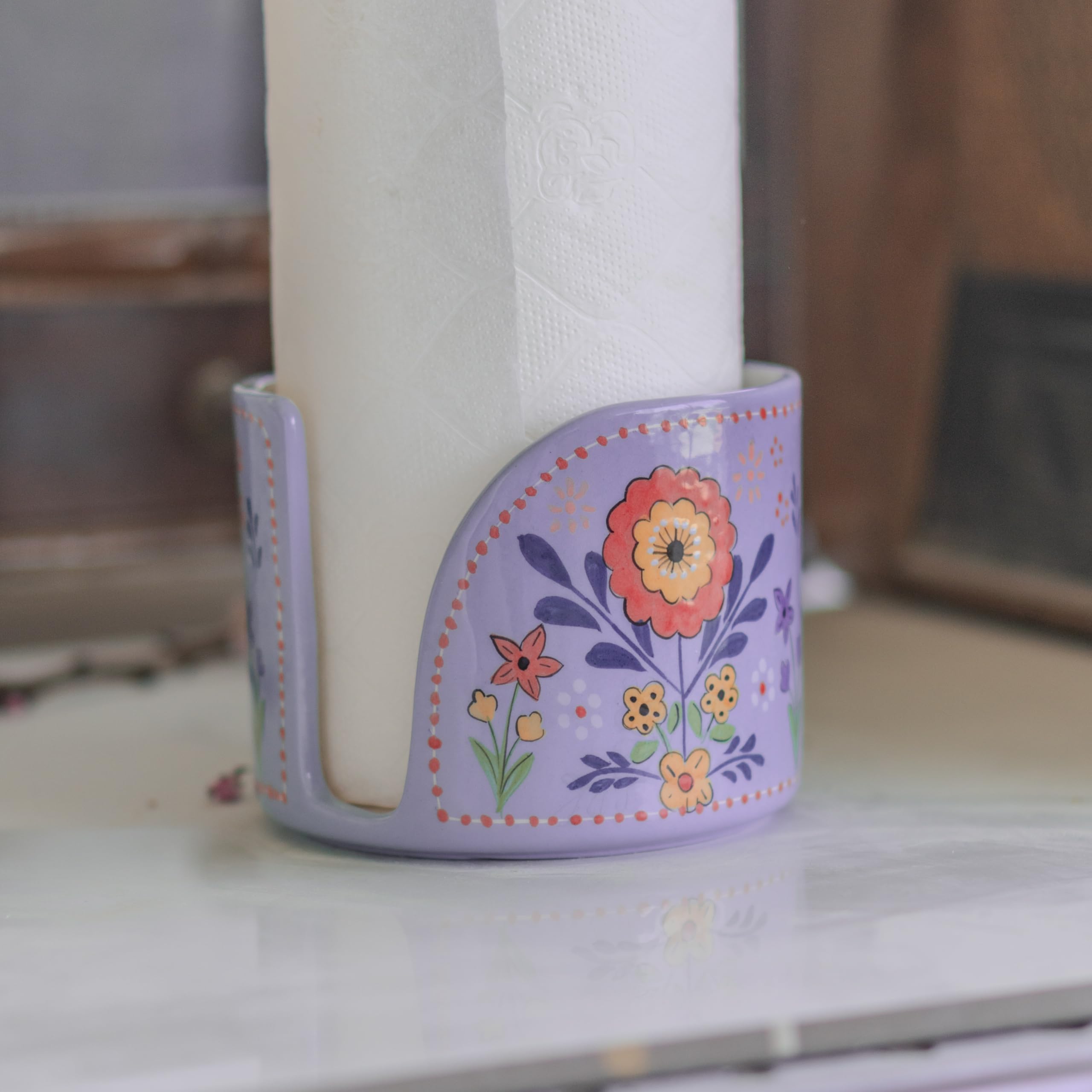 Ceramic Paper Towel Holder - 6