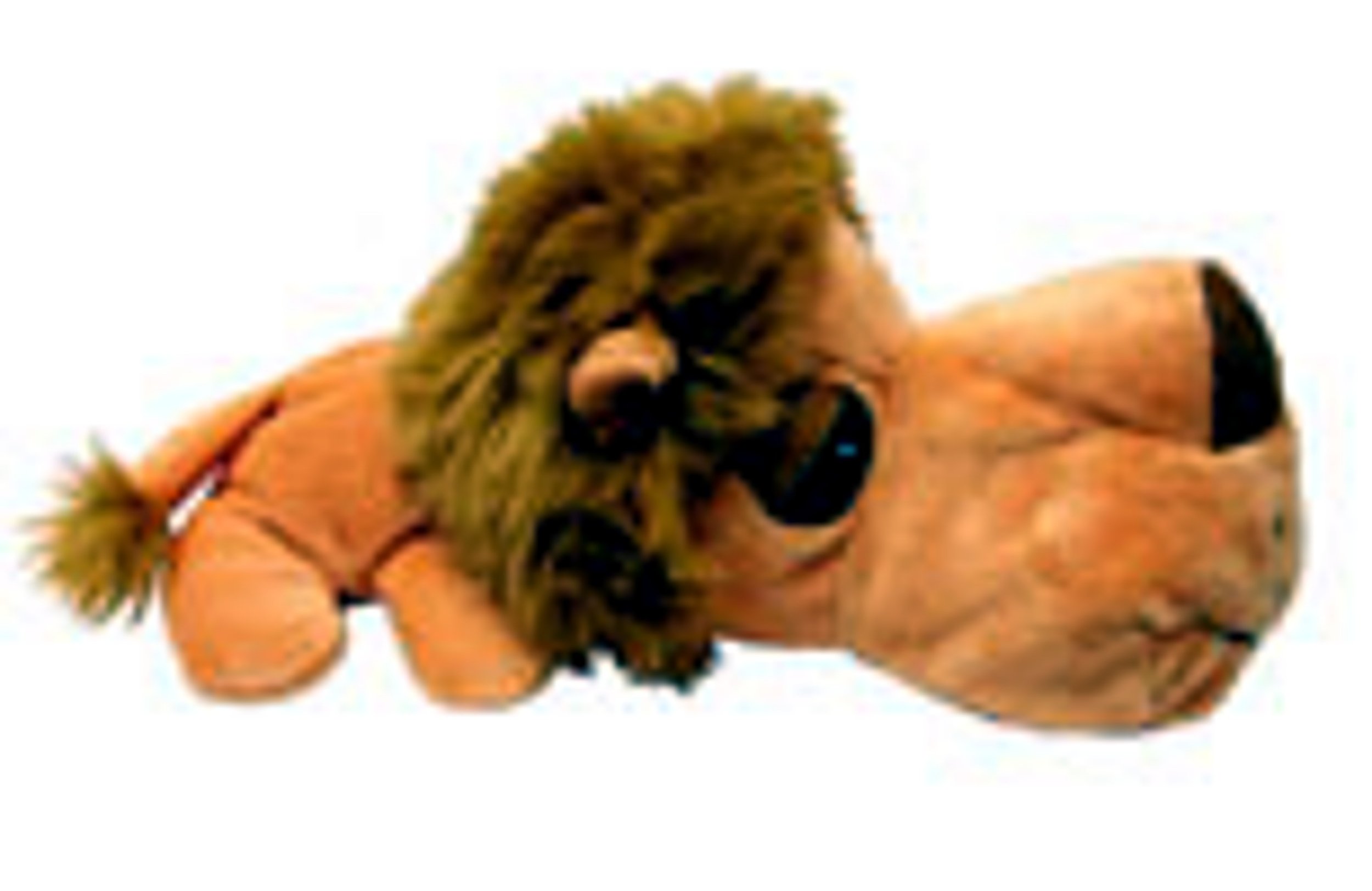 Boss Pet Fathedz Lion Dog Toy - Durable Chew Toy for Aggressive Chewers, Interactive Play for Large & Small Dogs - Perfect for Indoor & Outdoor Fun