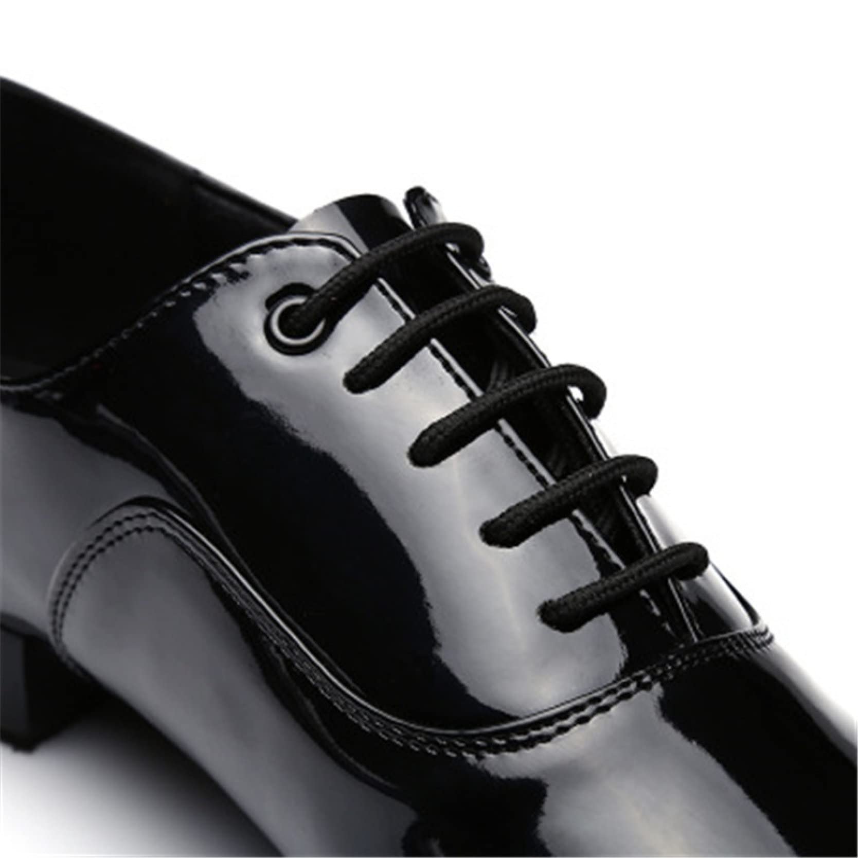 Men's Comfortable Lace-Up Dress Shoes | Patent Leather Oxfords for Formal & Party Wear | Breathable & Stylish Dance Shoes for Men - Perfect for Weddings, Business Meetings & Evening Events