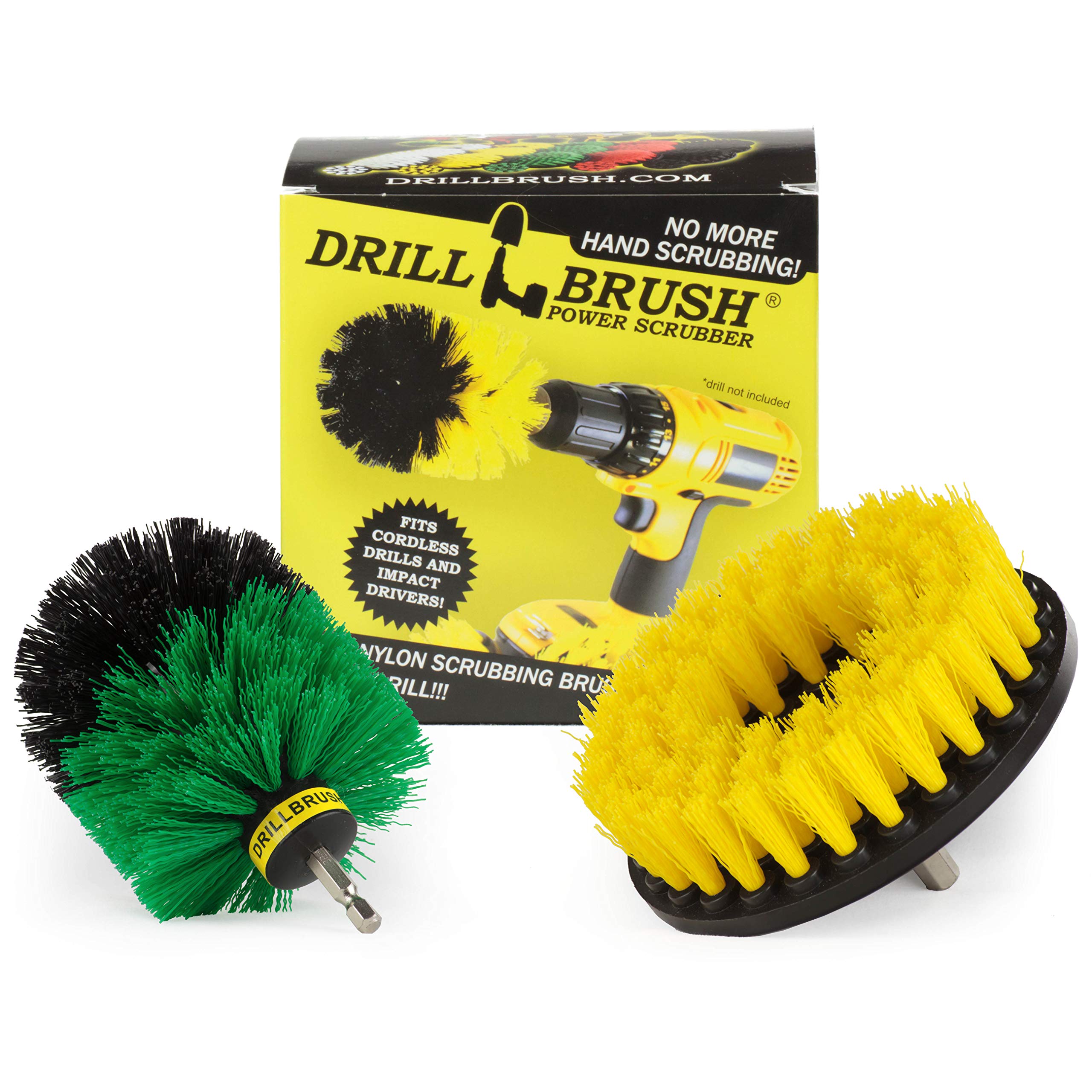 **Power Scrubber Drill Brush Set - Heavy Duty Grout & Tile Cleaning Attachments for Showers, Bathrooms & Household Surfaces - Ideal for Deep Cleaning, Stain Removal & Scrubbing Tough Grime**