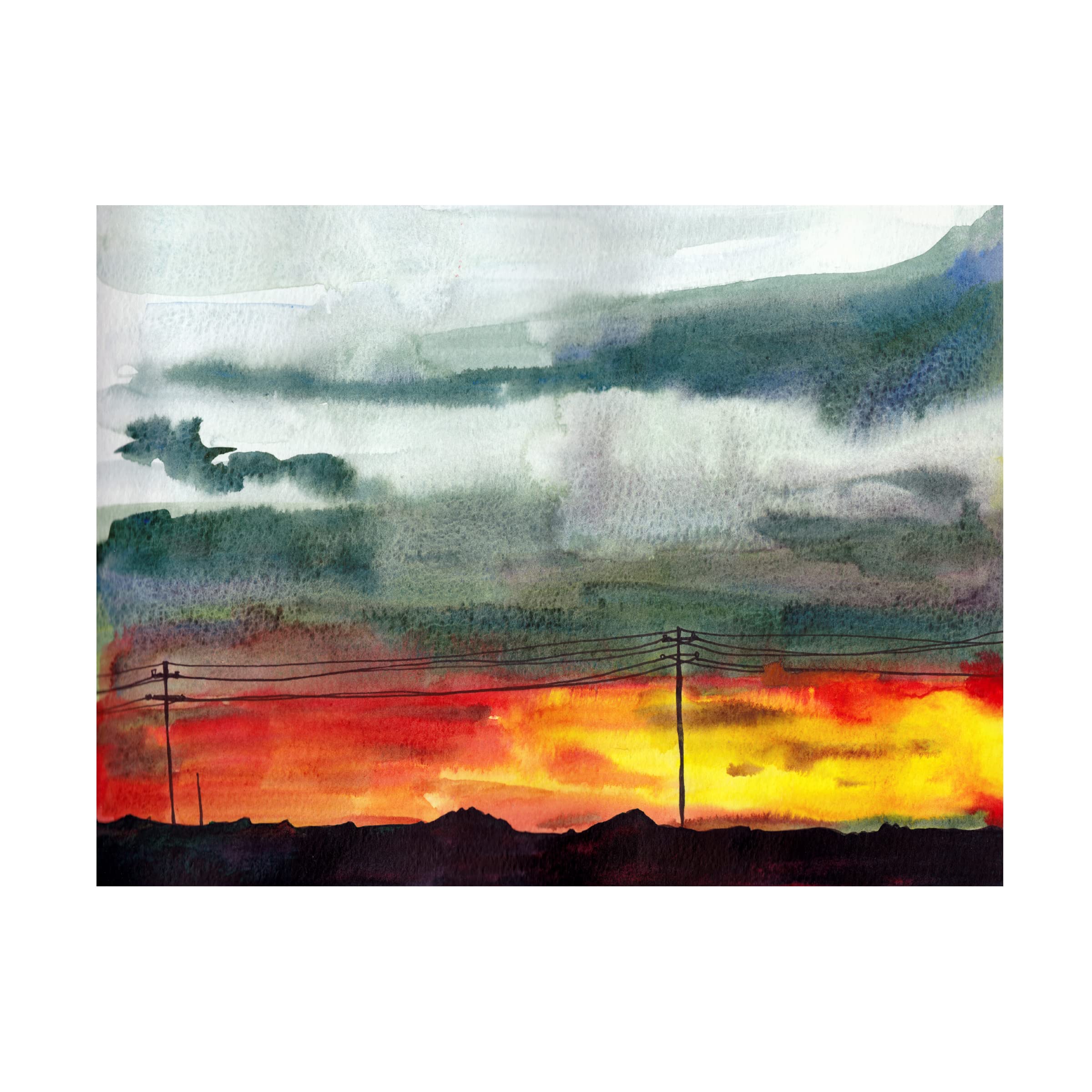Paul McCreery 'Night Sky II' Canvas Wall Art Print - Modern Home Decor for Living Room, Bedroom & Office | Trademark Fine Art Collection