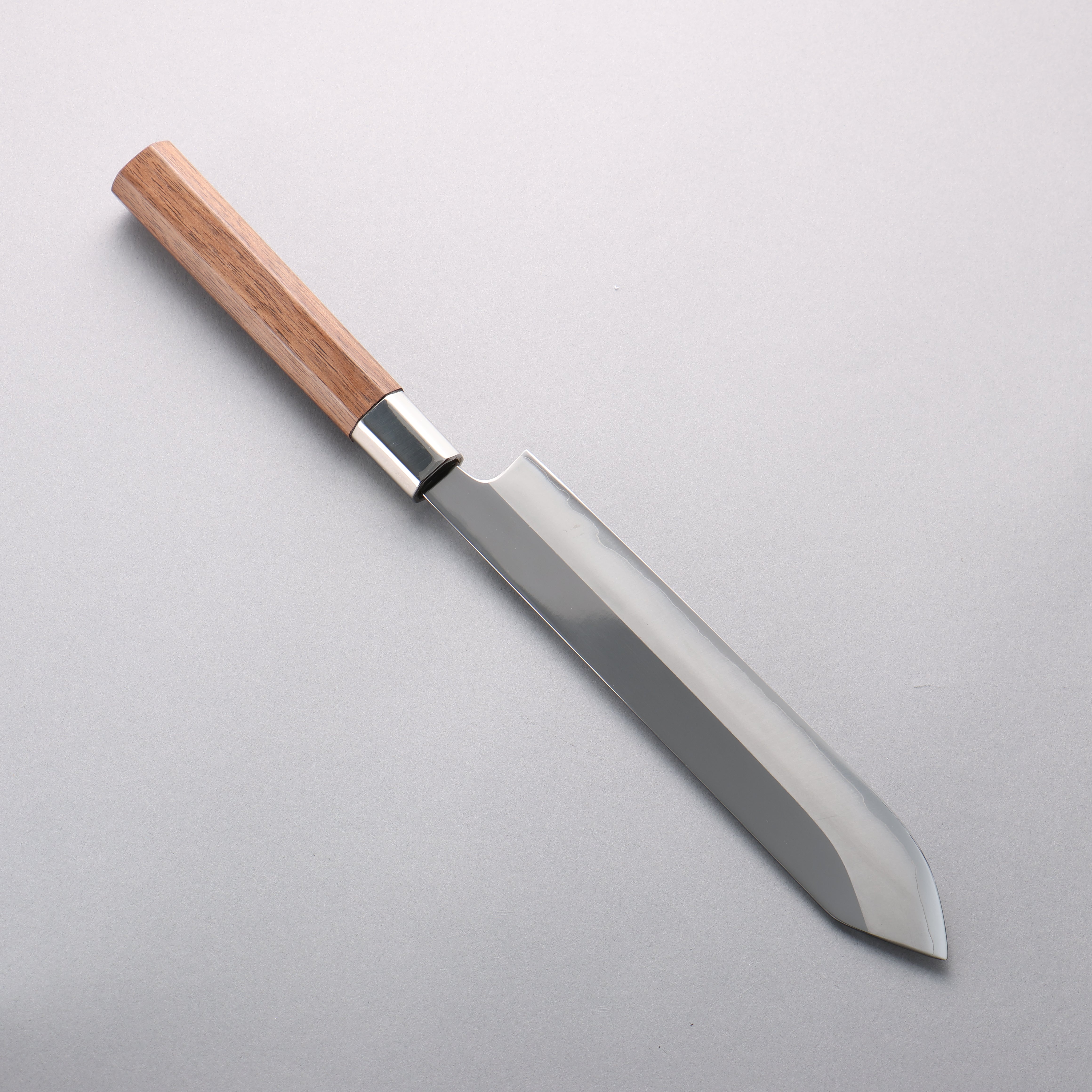 Premium Kurotori Silver Steel No.3 Migaki Finished Bonito Sushi Knife 210mm - Japanese Walnut Handle for Professional Chefs & Home Cooking - Perfect for Slicing Fish, Sashimi & Bonito Flakes