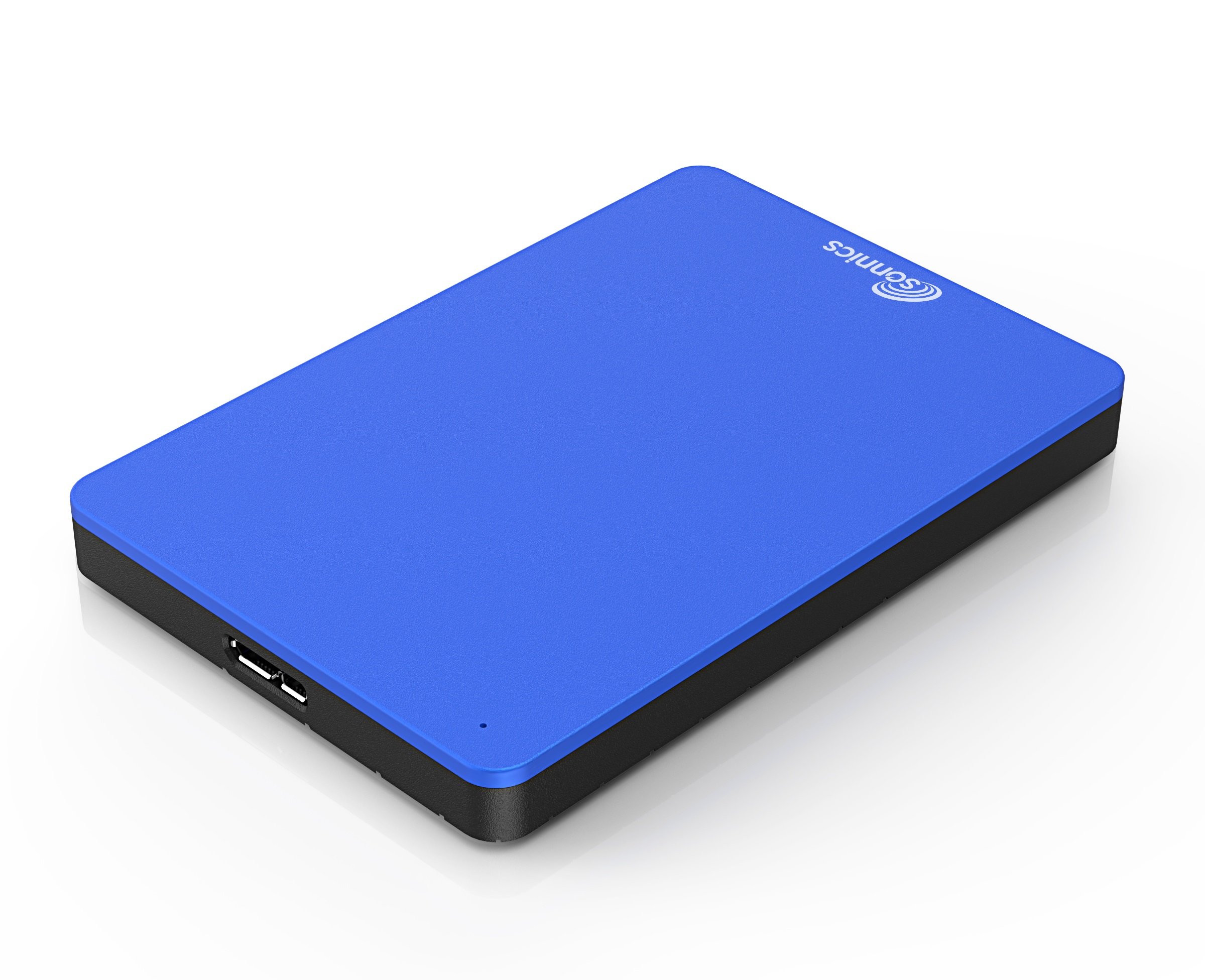 500GB Blue External Portable Hard Drive USB 3.0 - Super Fast Data Transfer for PC, Mac, Smart TV, Xbox & PS4 - Perfect for Gaming, Backup & Media Storage