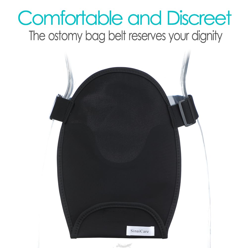 2Pcs Waterproof Ostomy Bag Cover - Reusable, Leak-Proof Colostomy & Ileostomy Supplies with Adjustable Belt for Shower & Daily Use | Washable Stoma Protection for Active Lifestyle