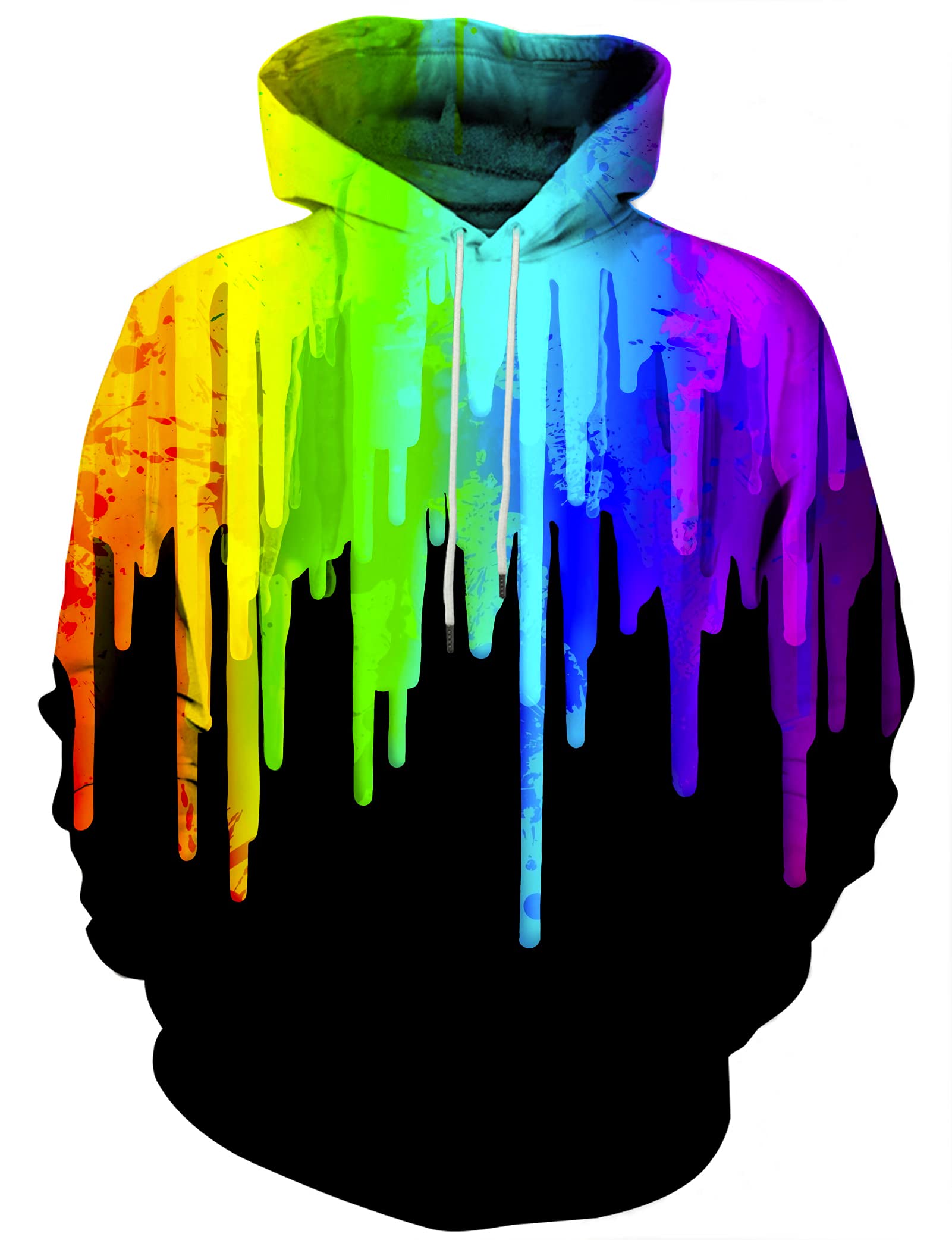 EOWJEED Unisex 3D Printed Hoodies for Men & Women - Long Sleeve Graphic Sweatshirt with Big Pockets | Streetwear Fashion, Casual Wear, Gift Idea