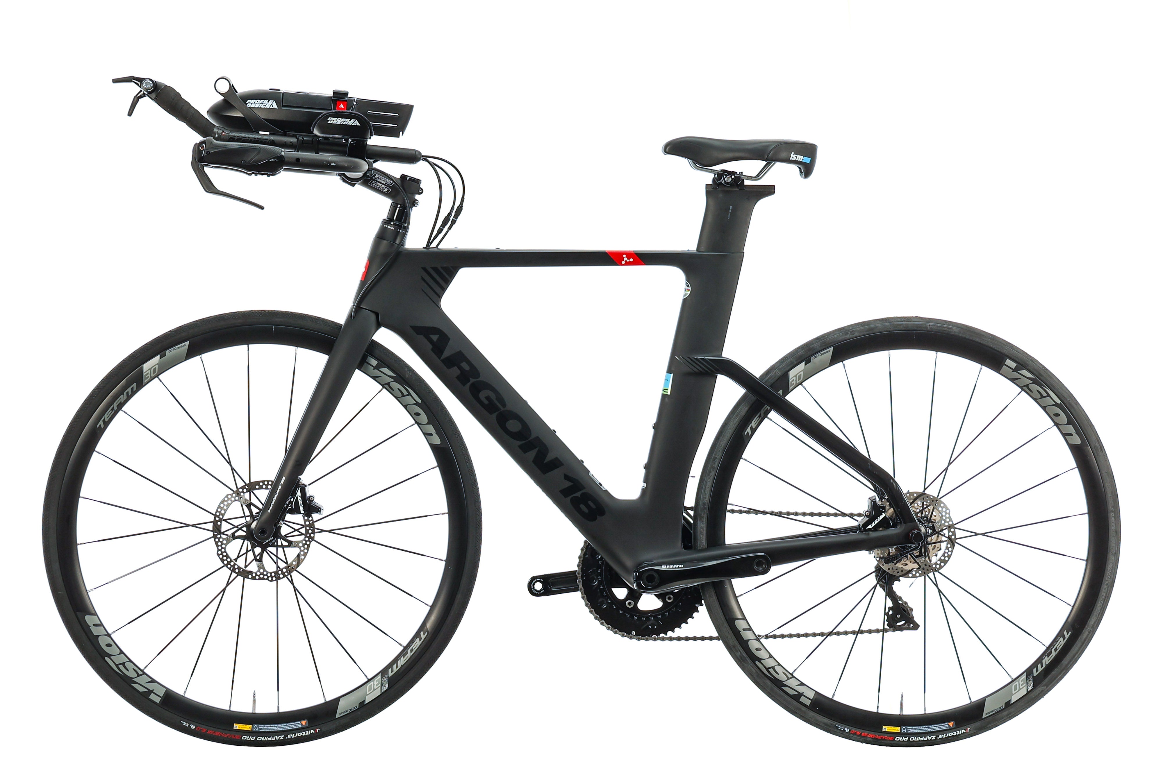 Argon 18 E-117 Tri Time Trial Bike 2020 - Medium Carbon Triathlon Racing Bicycle for Competitive Cyclists | Ideal for Triathlons, Time Trials & Road Racing