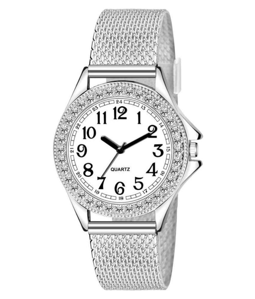 GIRISA Silver Analog Women's Watch - Elegant & Stylish Timepiece for Everyday Wear, Office, and Special Occasions