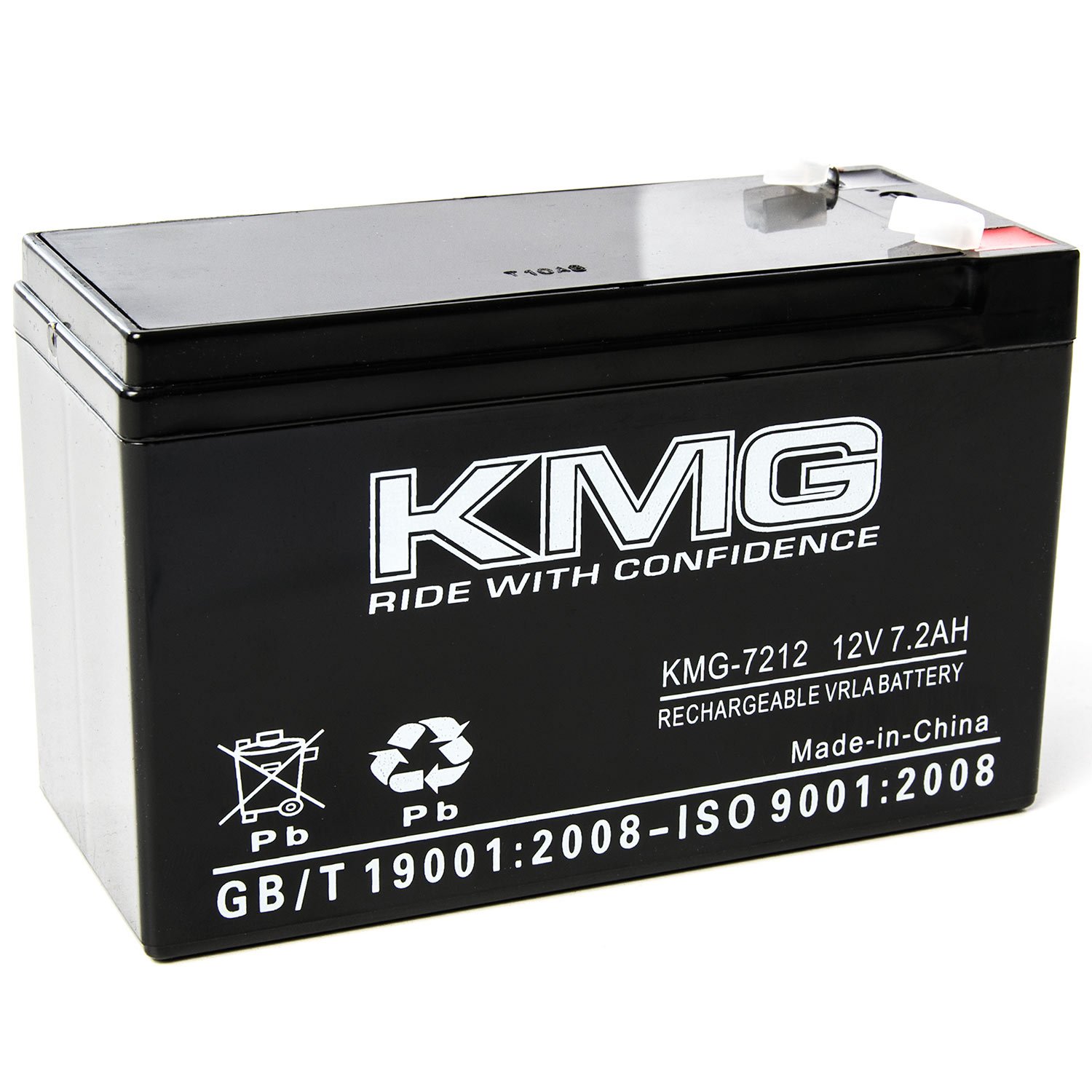 KMG 12V 7.2Ah Rechargeable SLA Battery - Replacement for Rhino SLA7-12, Power Wheels, Mobility Scooters & Emergency Lights (Long Lasting Power Solution)