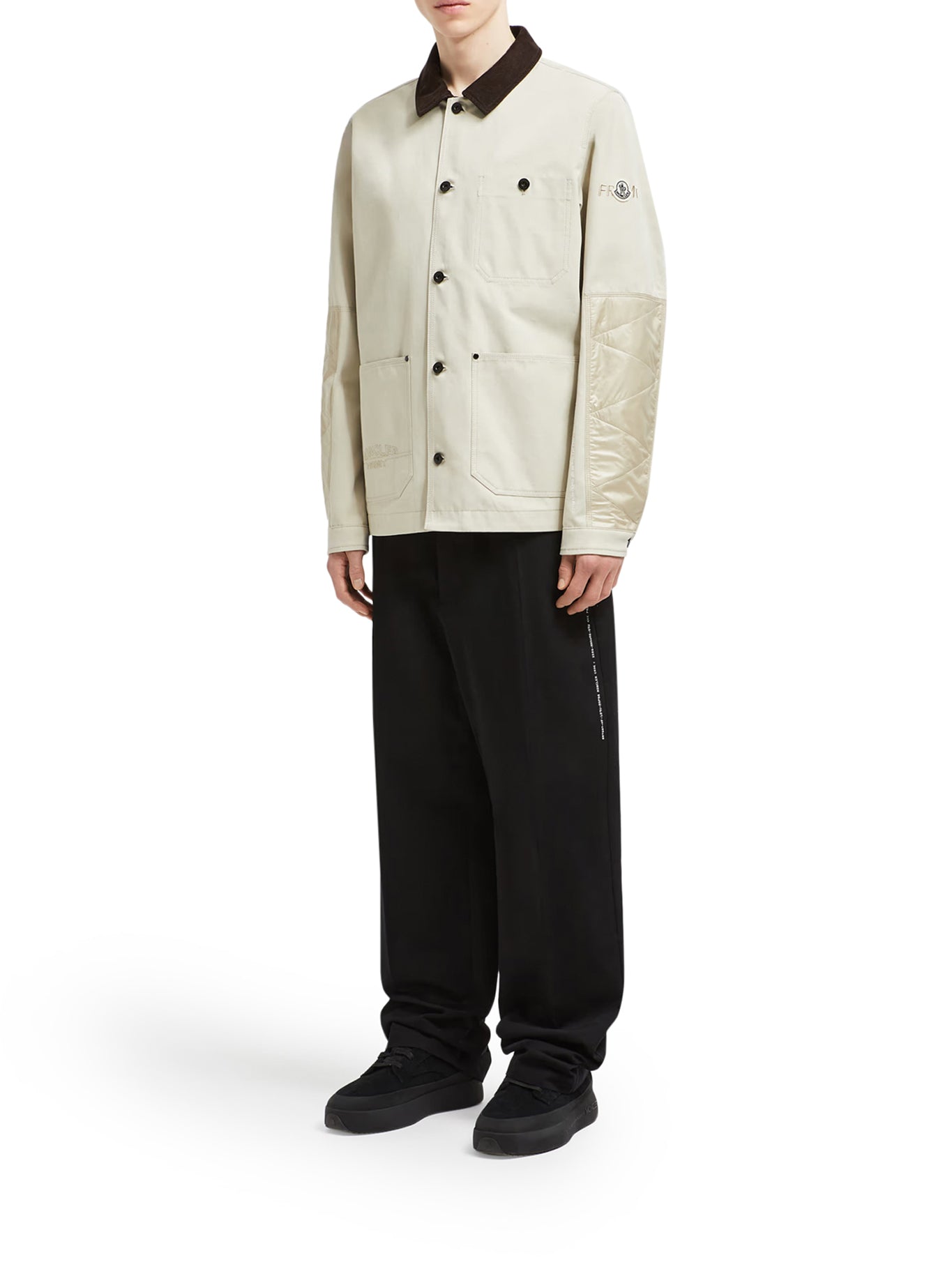GEIKE MONCLER X FRGMT Cotton Shirt Jacket for Men - Stylish Casual Outerwear for Streetwear & Urban Fashion