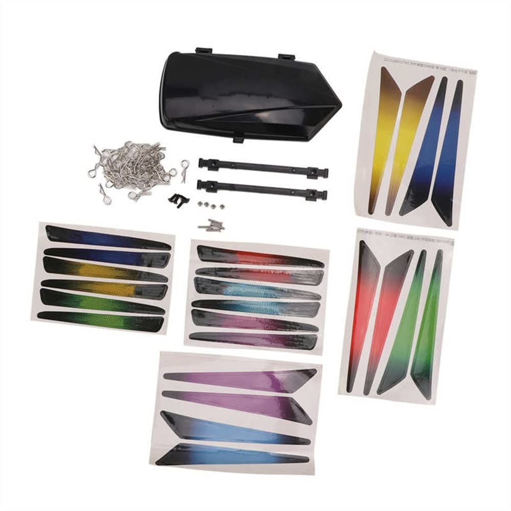 **Durable 1/10 & 1/8 Scale RC Car Roof Luggage Trunk with Shell Buckle – Perfect for Travel & Off-Road Adventures**