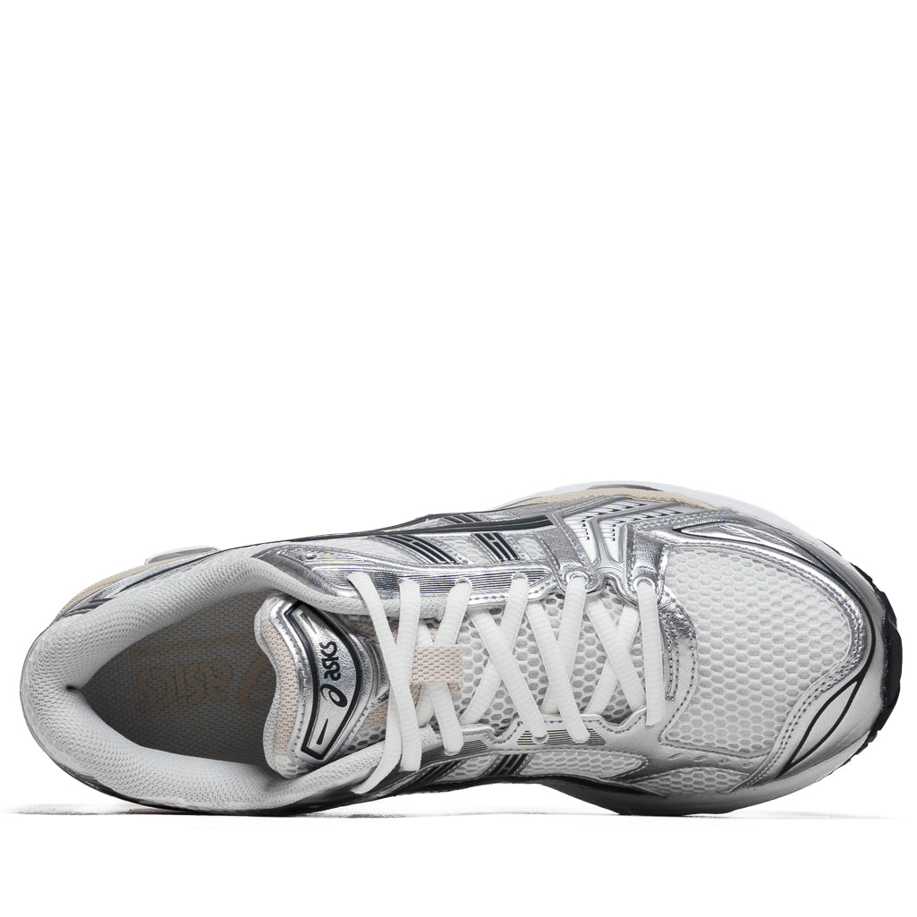 ASICS GEL-Kayano 14 Running Shoes for Men & Women - White/Graphite Grey - Premium Cushioning for Long-Distance Running & Daily Training
