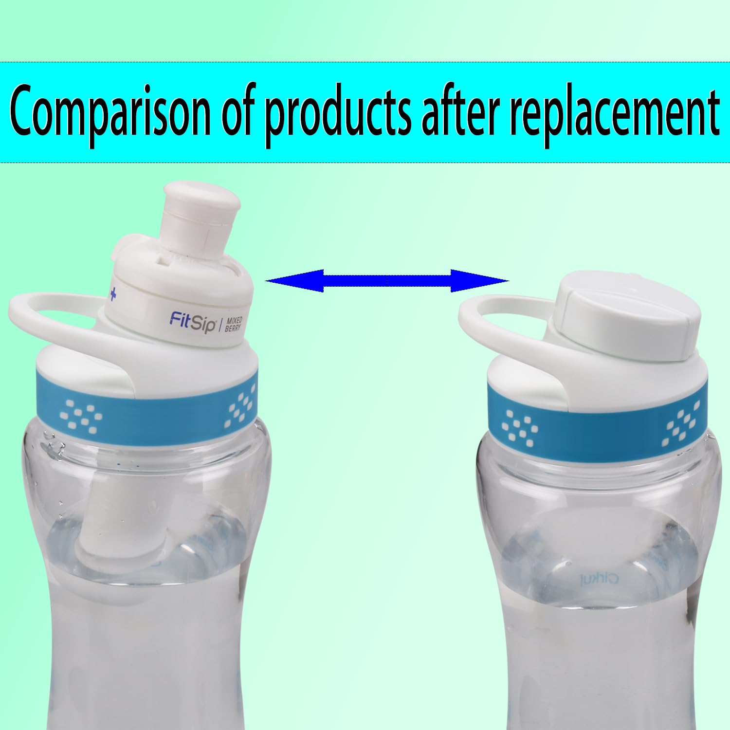 ziHenryDa Water Bottle Lid Replacement - Compatible with Cirkul Bottle Adapter, Leak-Proof Drinking Cap for Cirkul Water Bottles | Perfect for Gym, Hiking, Travel & Everyday Hydration