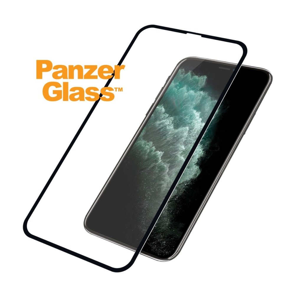 PanzerGlass Edge to Edge Screen Protector for iPhone Xs Max & 11 Pro Max - Black | HD Clear, Anti-Scratch, Bubble-Free Protection for Everyday Use & Gaming