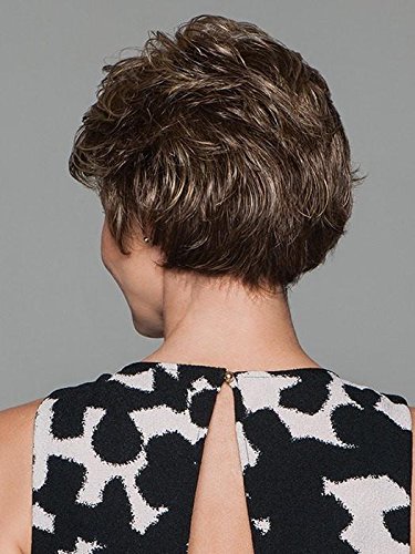 Gabor Wigs Short Textured Layers Spiky Cap Wig - Perk Avg Cap Style in Almond Mist Color (G14+) | Lightweight Capless Design with Wide Stretch & Thinner Lace | Perfect for Daily Wear, Cosplay & Hair Loss Solutions