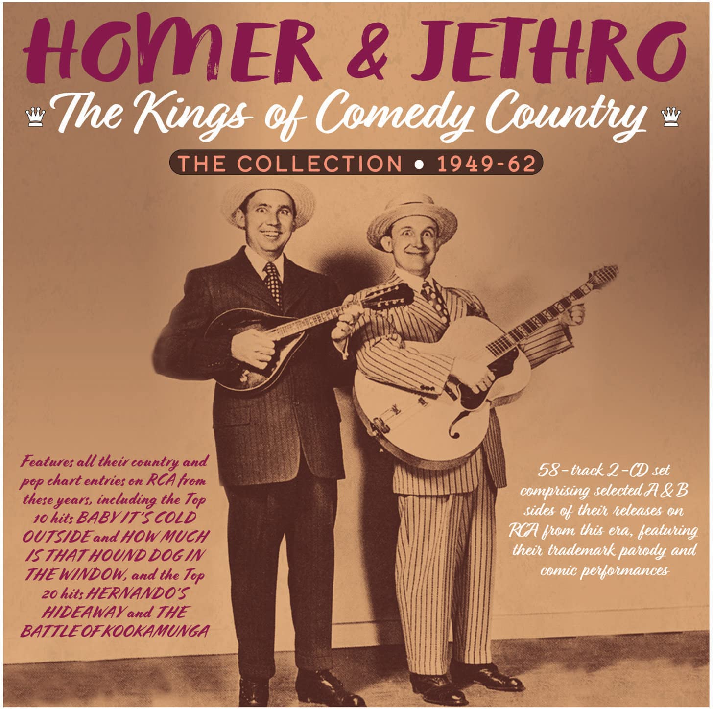 Best Comedy Country Music Collection 1949-62 - Classic Country Humor Songs for Road Trips & Parties